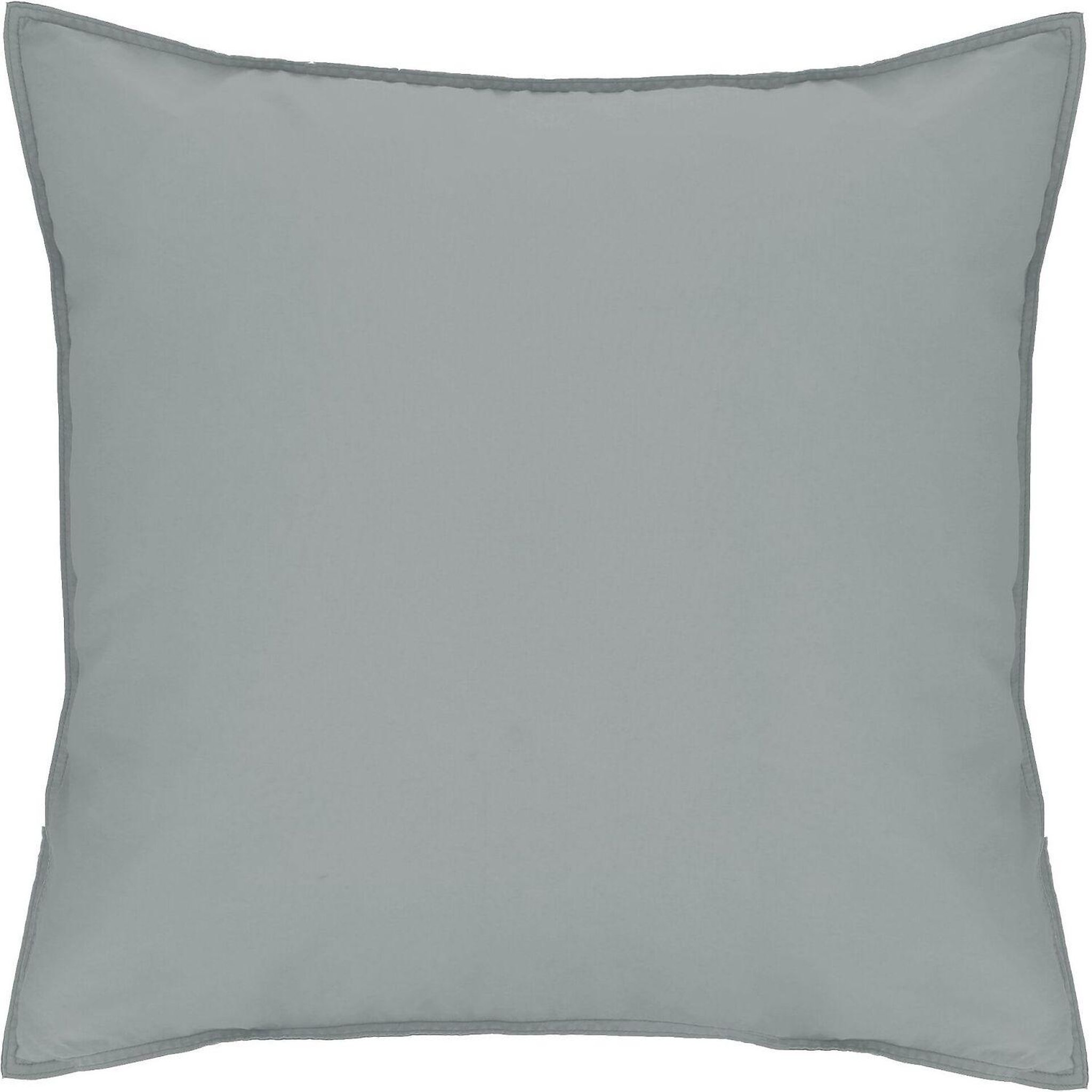 Home collection Taie d'oreiller 100% coton 57fils et lyocell. Coloris disponibles : Gris, Marron
