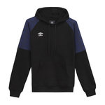 UMBRO Sweat à capuche  junior molletoné 280 GSM modèle 1230880. Coloris disponibles : Noir