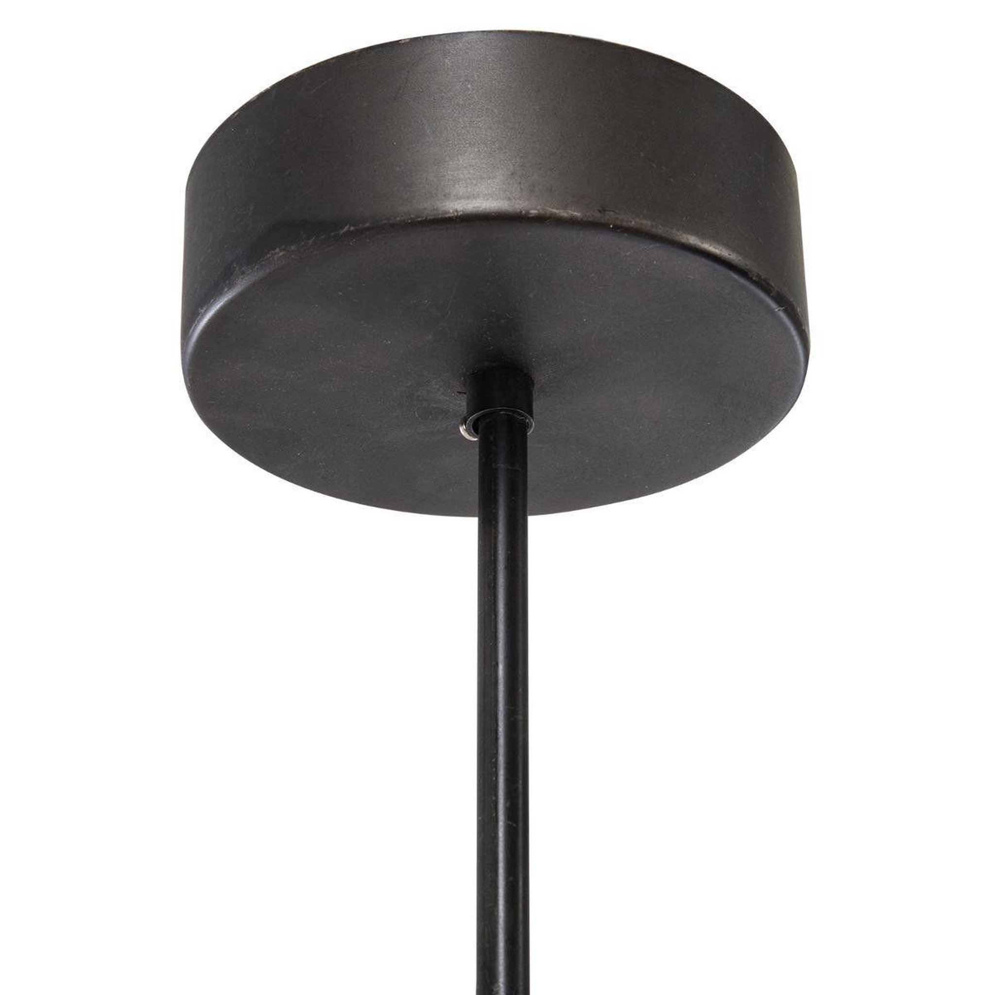 Voir la diapositive 2 : ATMOSPHERA Lampe suspension en métal  derevo  25cm gris