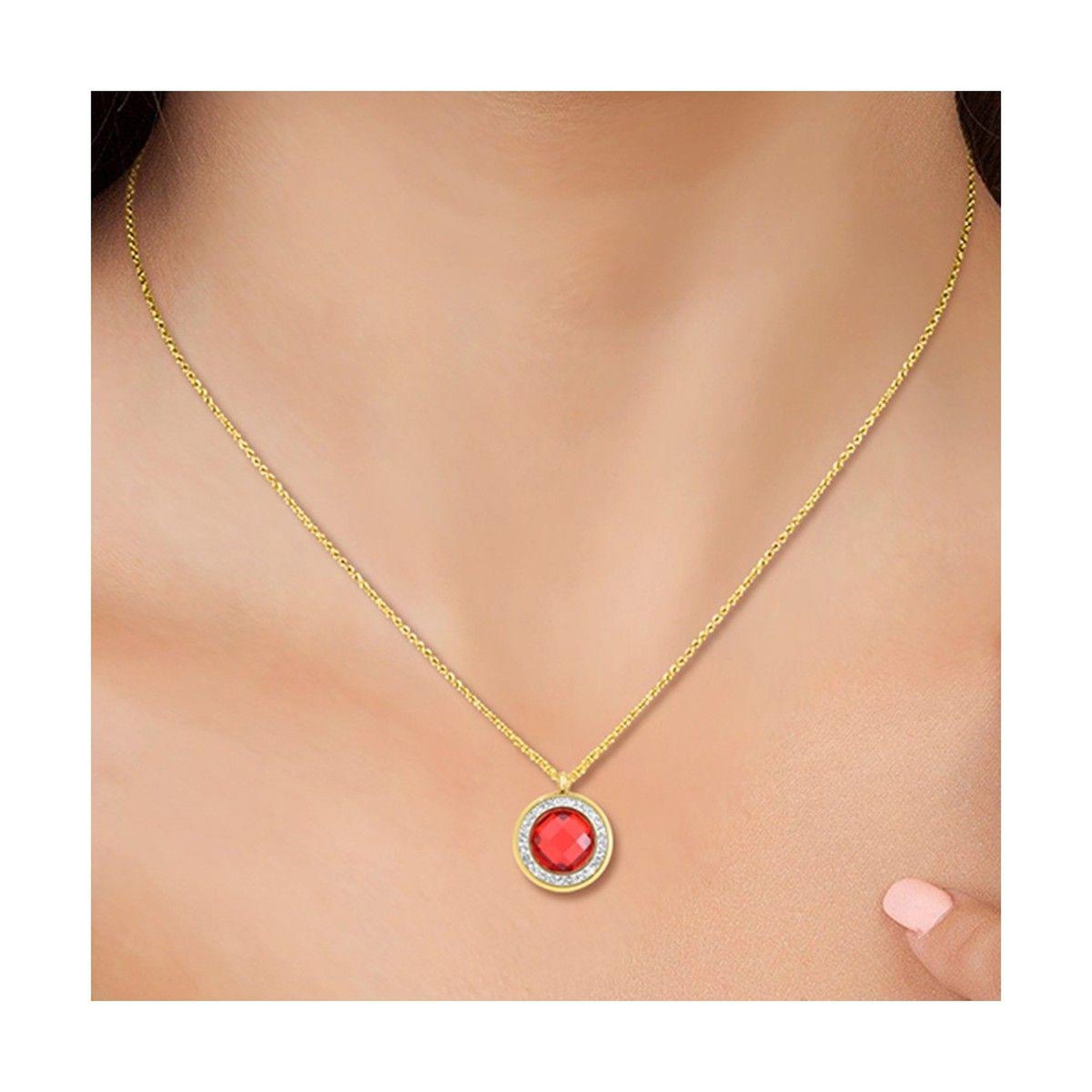Voir la diapositive 2 : SC BOHEME Collier SC Bohème orné de cristaux scintillants