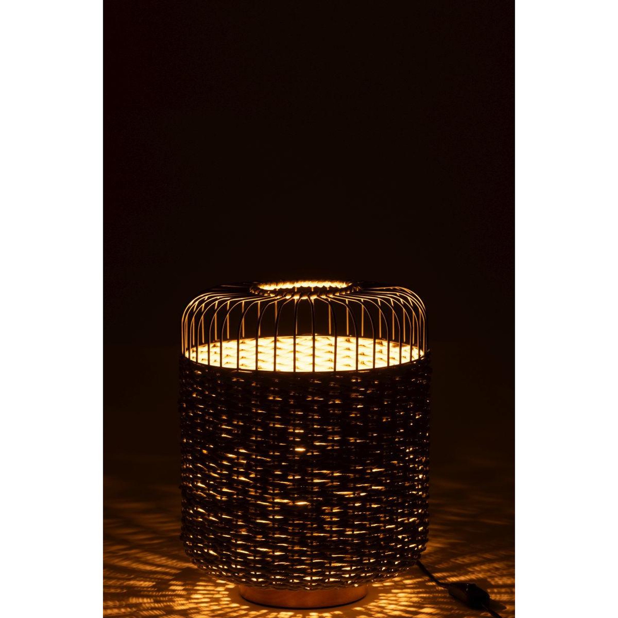 Voir la diapositive 3 : J-LINE Lampe à poser en métal  eldon  34cm vert
