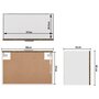 Voir la diapositive 6 : VIDAXL Armoire suspendue Chene marron 60x31x40 cm Bois d'ingenierie