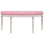 Voir la diapositive 3 : VIDAXL Banc Rose 110,5x45x49 cm Velours