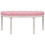 Voir la diapositive 3 : VIDAXL Banc Rose 110,5x45x49 cm Velours