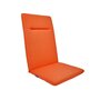 Coussin pour fauteuil de jardin multi-positions orange