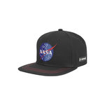 CAPSLAB Casquette visière plate Nasa Usa. Coloris disponibles : Noir