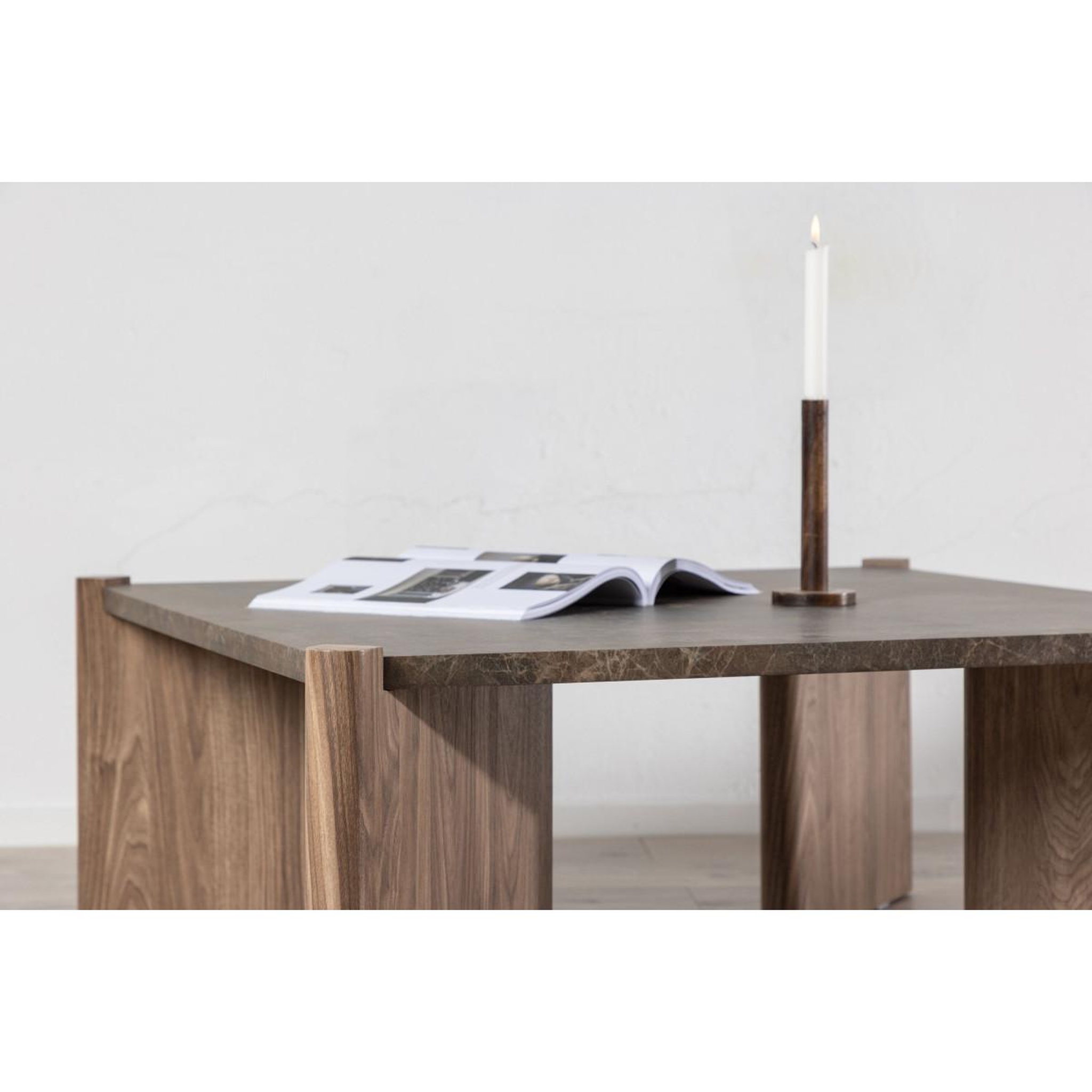 Voir la diapositive 5 : Paris Prix Table basse effet marbre  rogaland  100cm marron