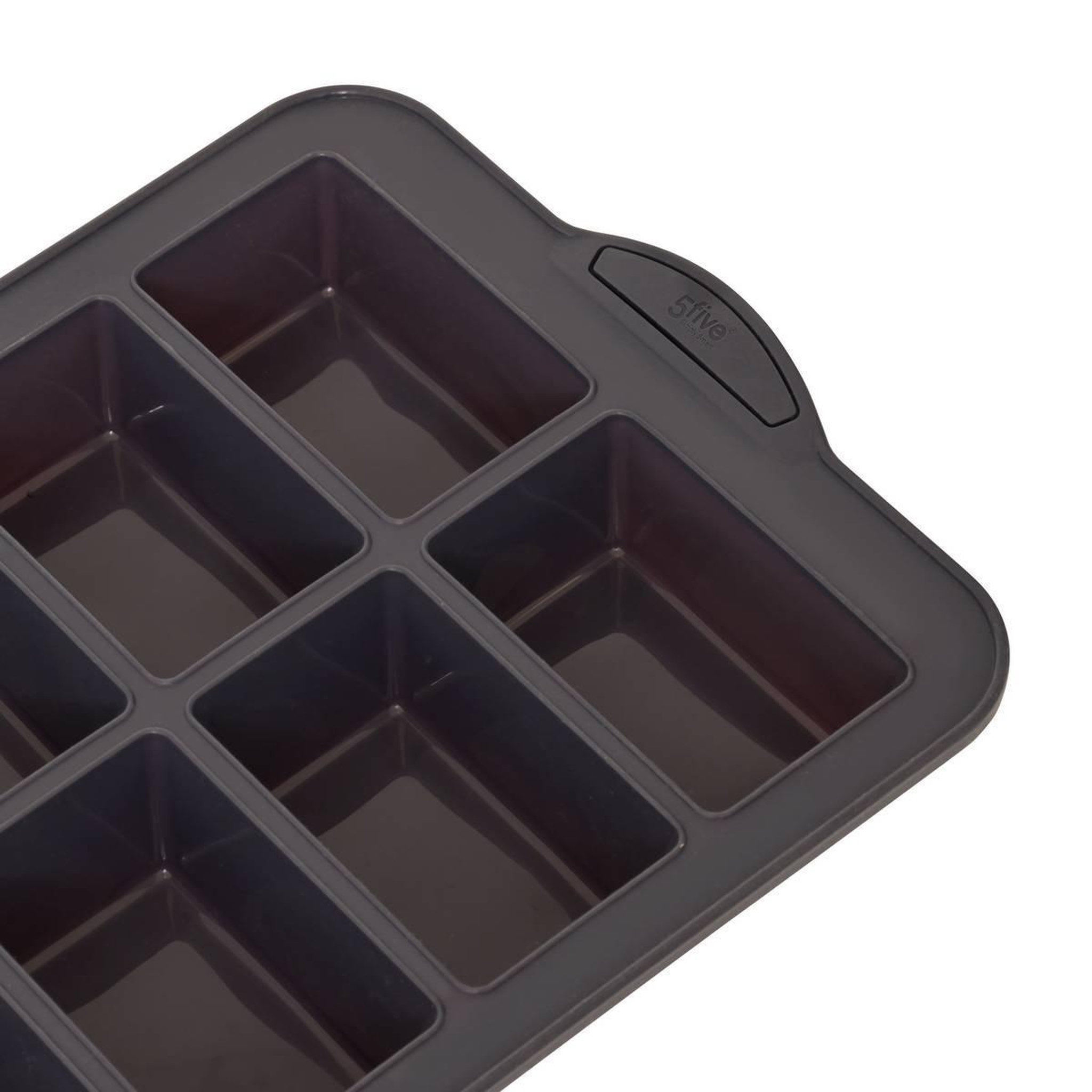 Voir la diapositive 2 : FIVE Moule 8 mini cakes silicone  silitop  36cm gris