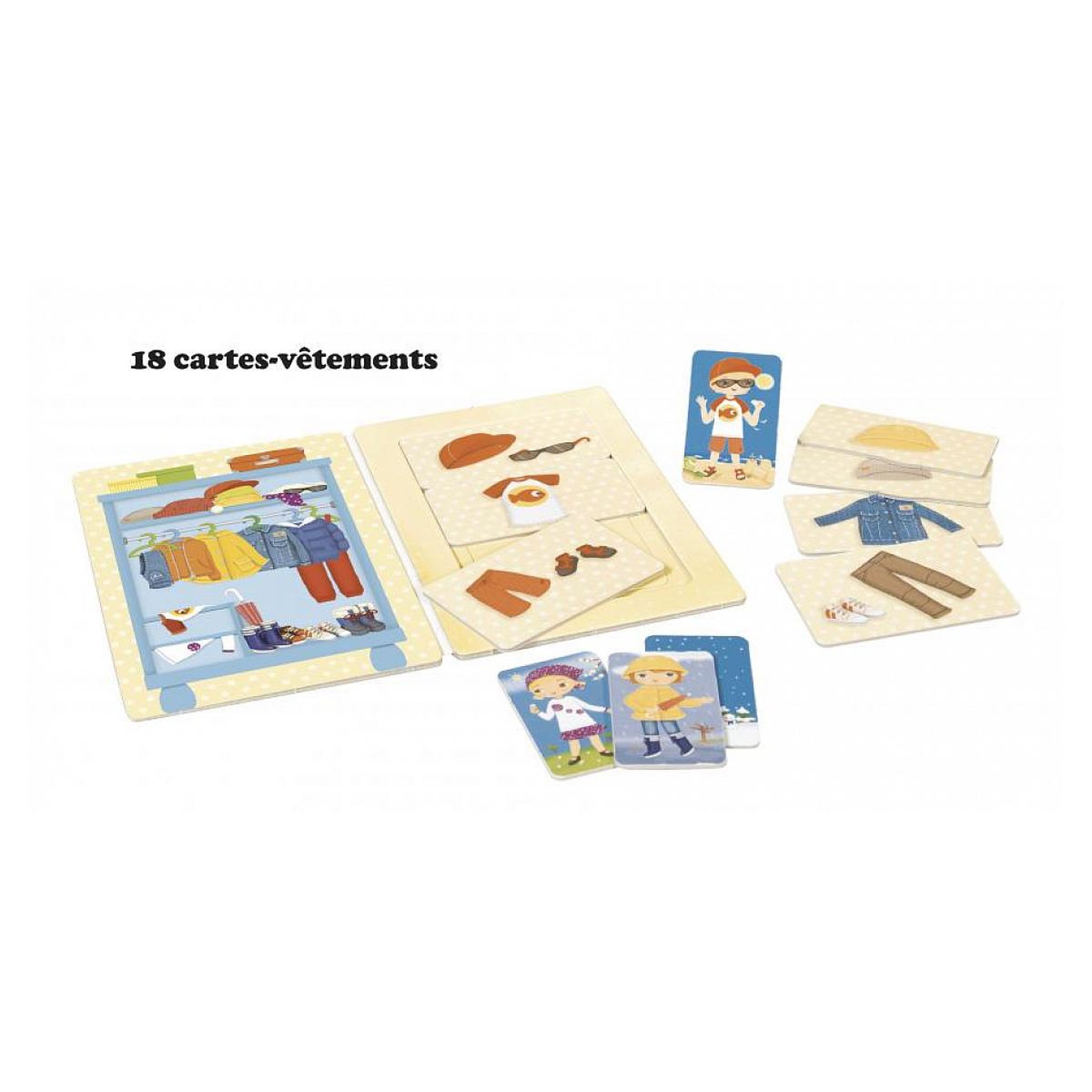 Voir la diapositive 2 : RAVENSBURGER Comment je m'habille   - Jeu d apprentissage