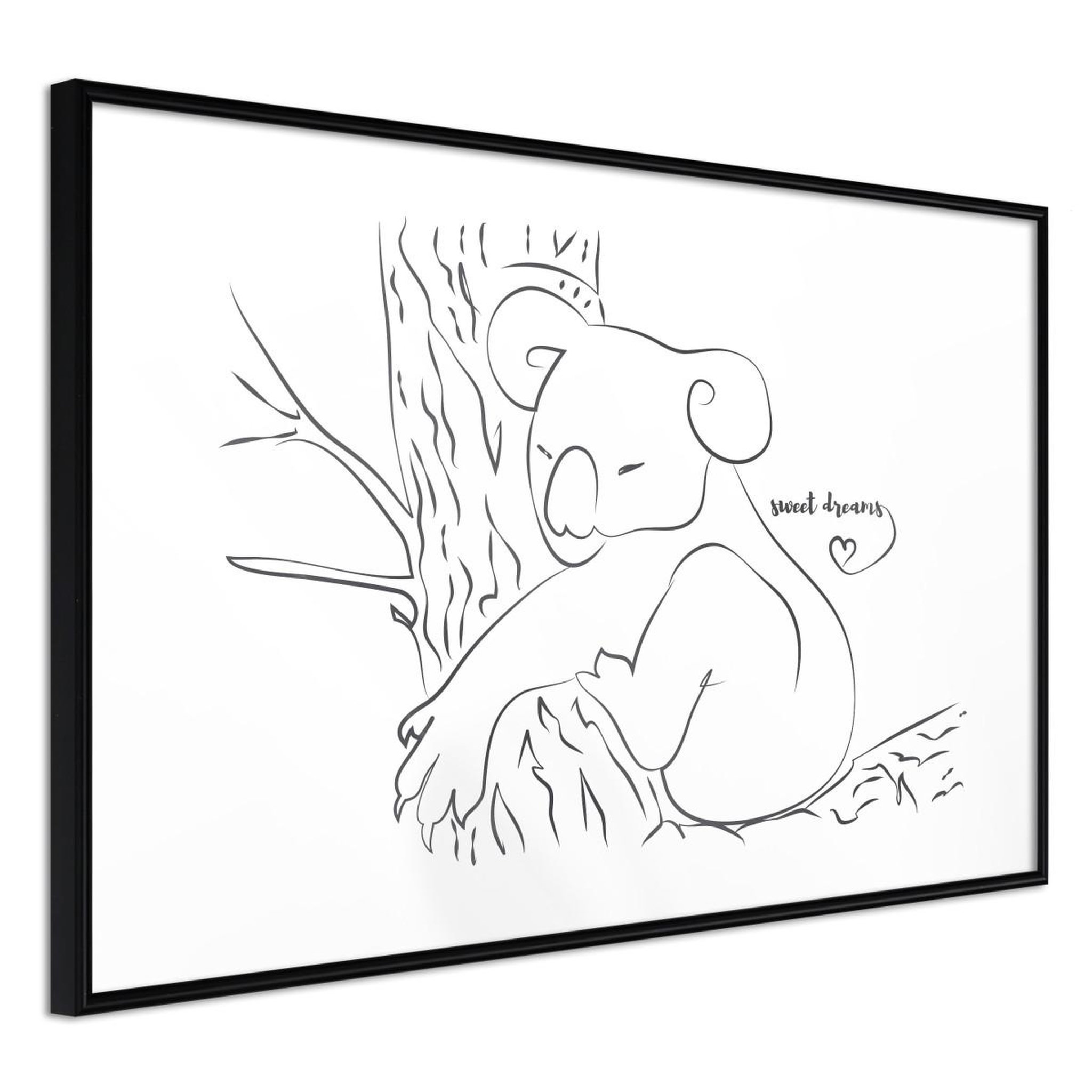 Paris Prix Affiche murale encadrée  resting koala