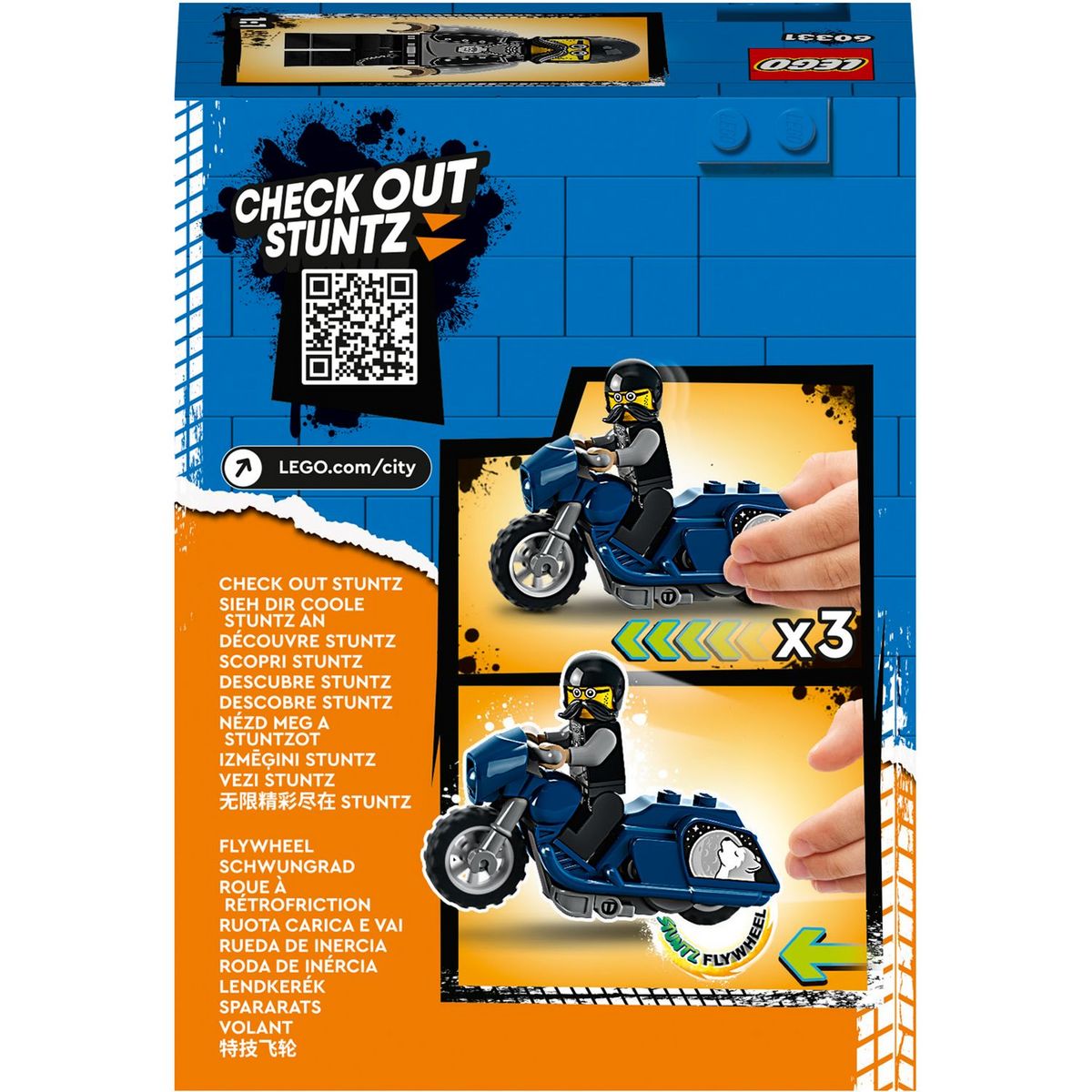 LEGO City 60331 La moto de cascade du biker