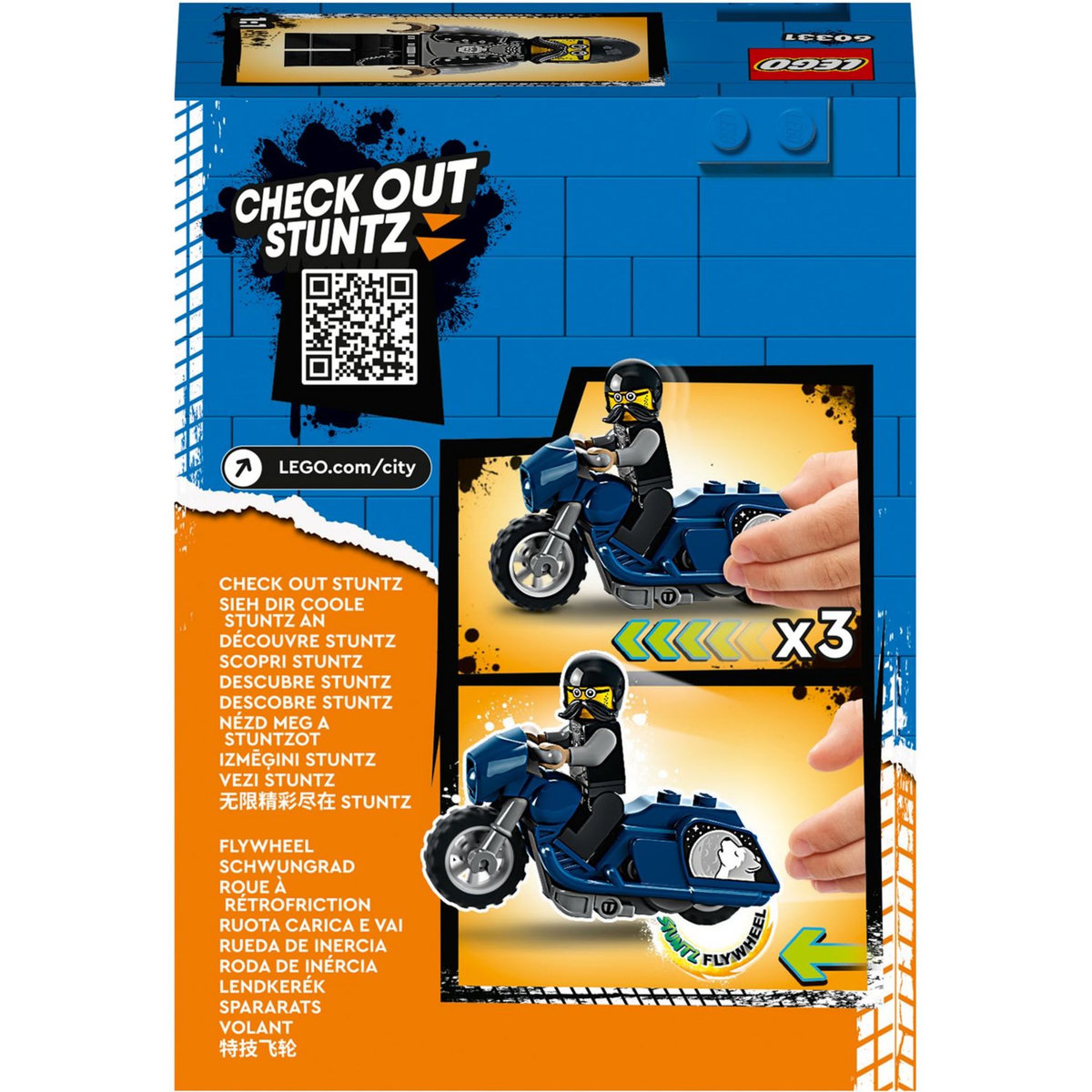 LEGO City 60331 La moto de cascade du biker