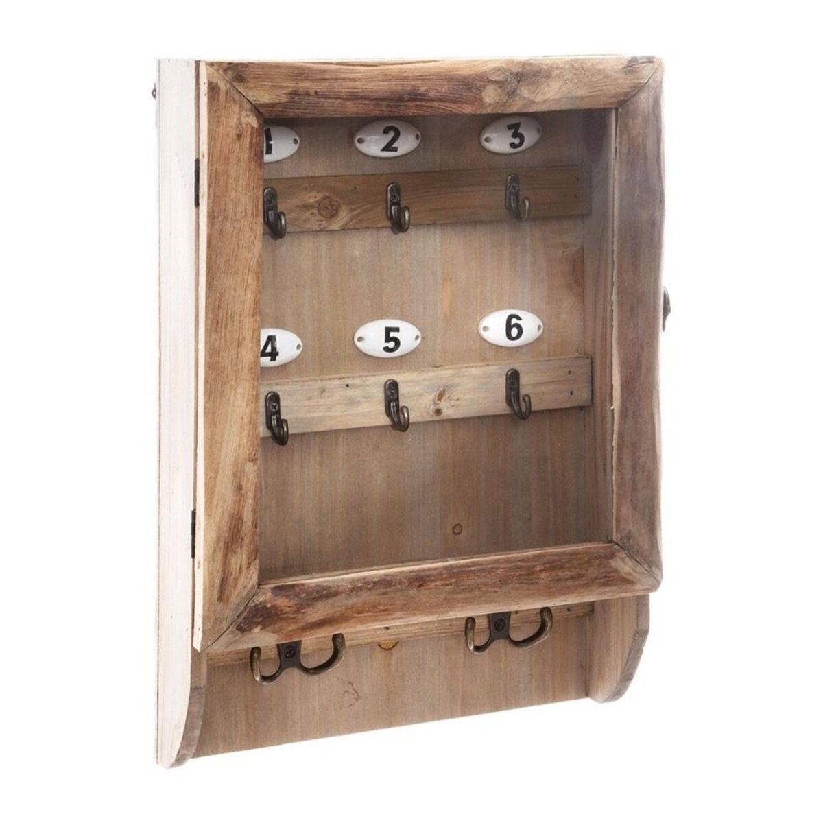 ATMOSPHERA Boîte à clés rétro en bois