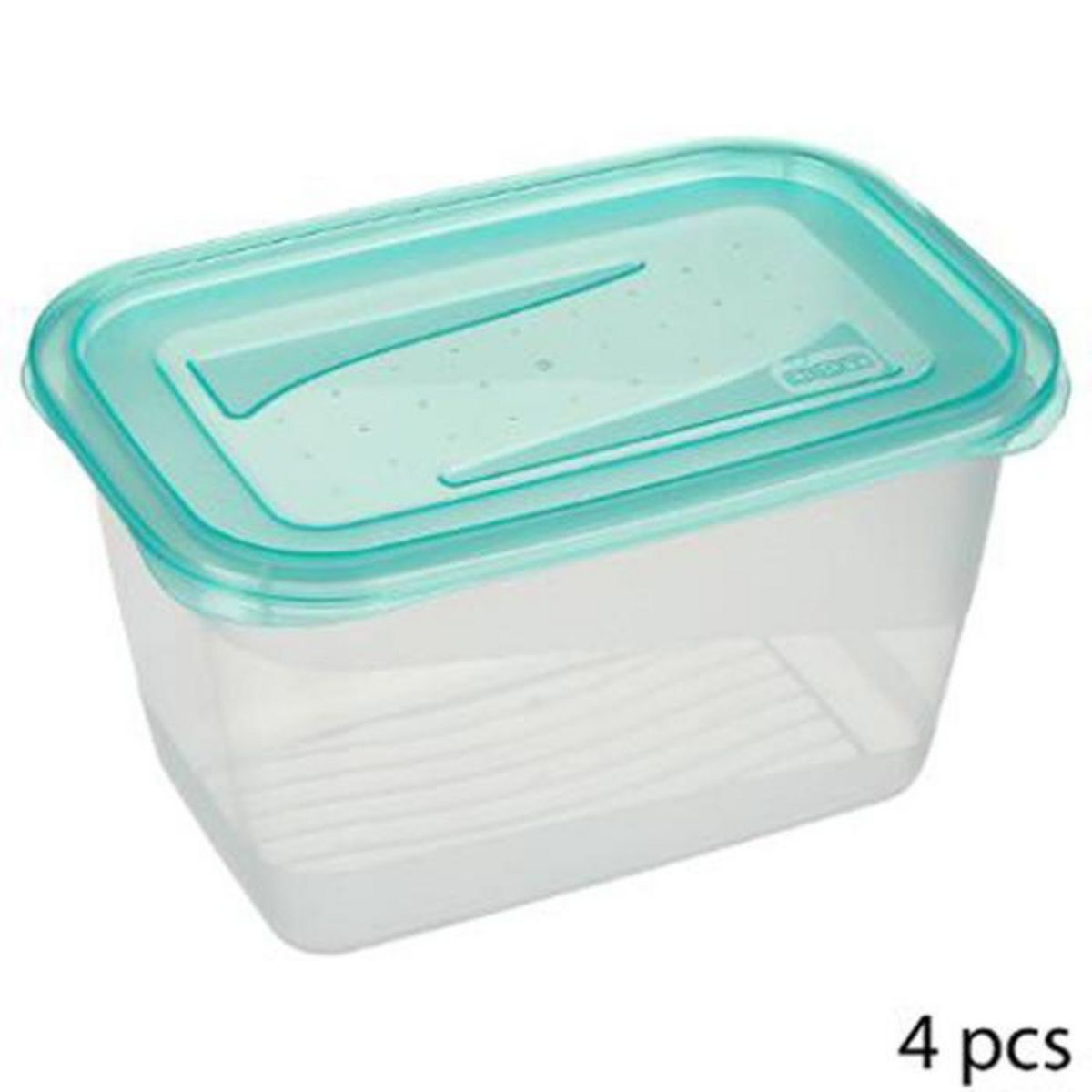 FIVE Lot de 4 Boîtes de Conservation  Fresh & Freeze  0,75L Bleu