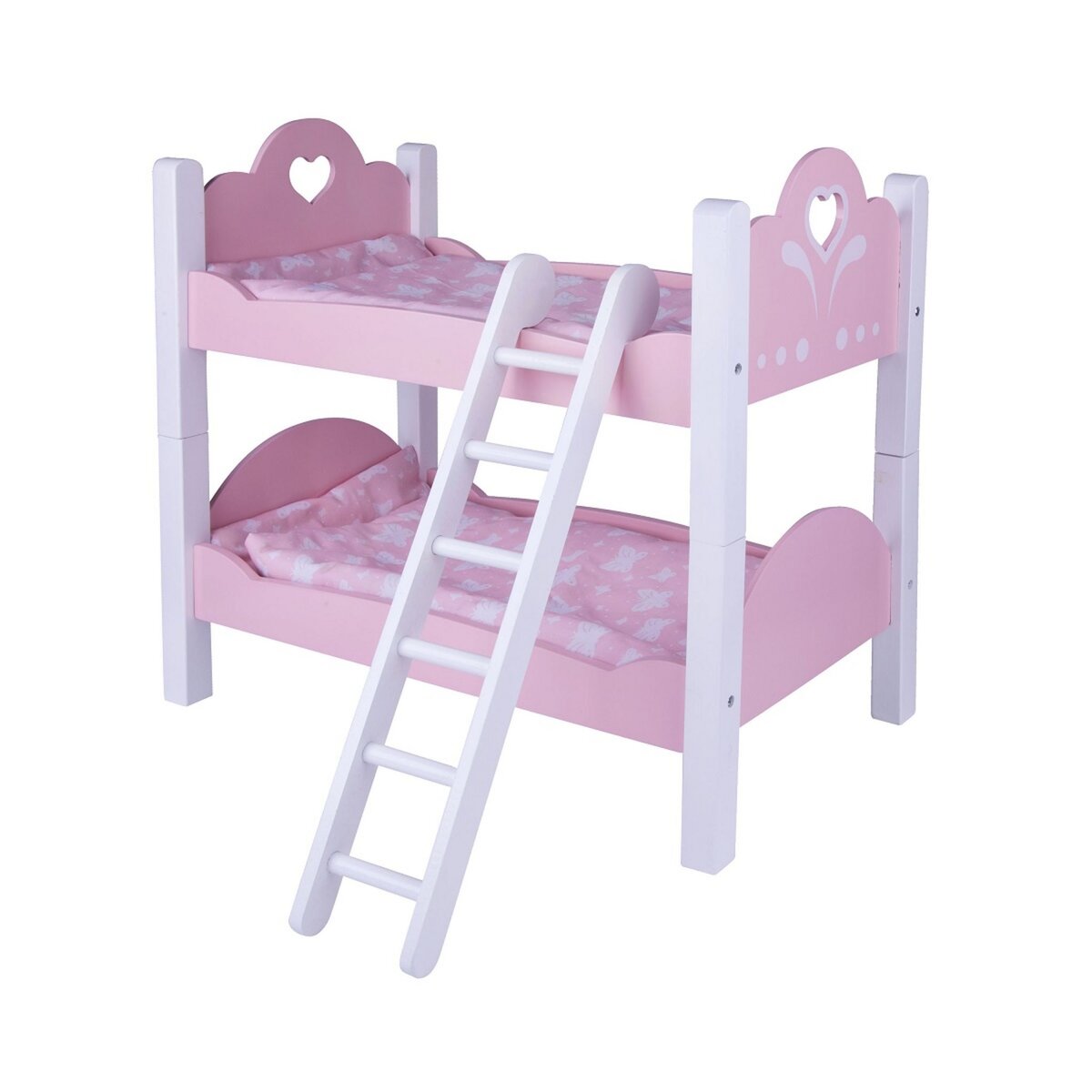 One Two Fun Lit de poupée superposé en bois