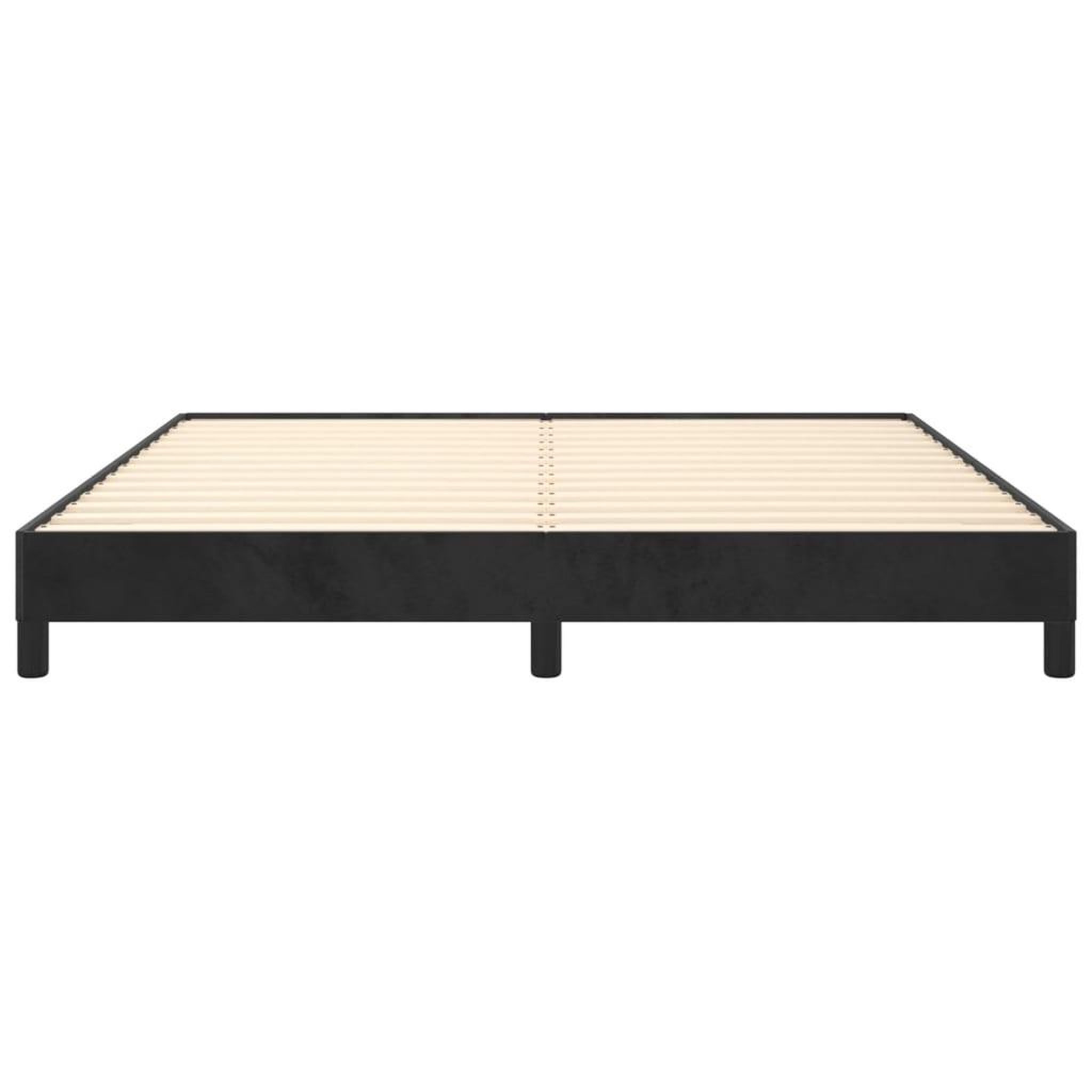 Voir la diapositive 5 : VIDAXL Cadre de lit sans matelas noir 180x200 cm velours