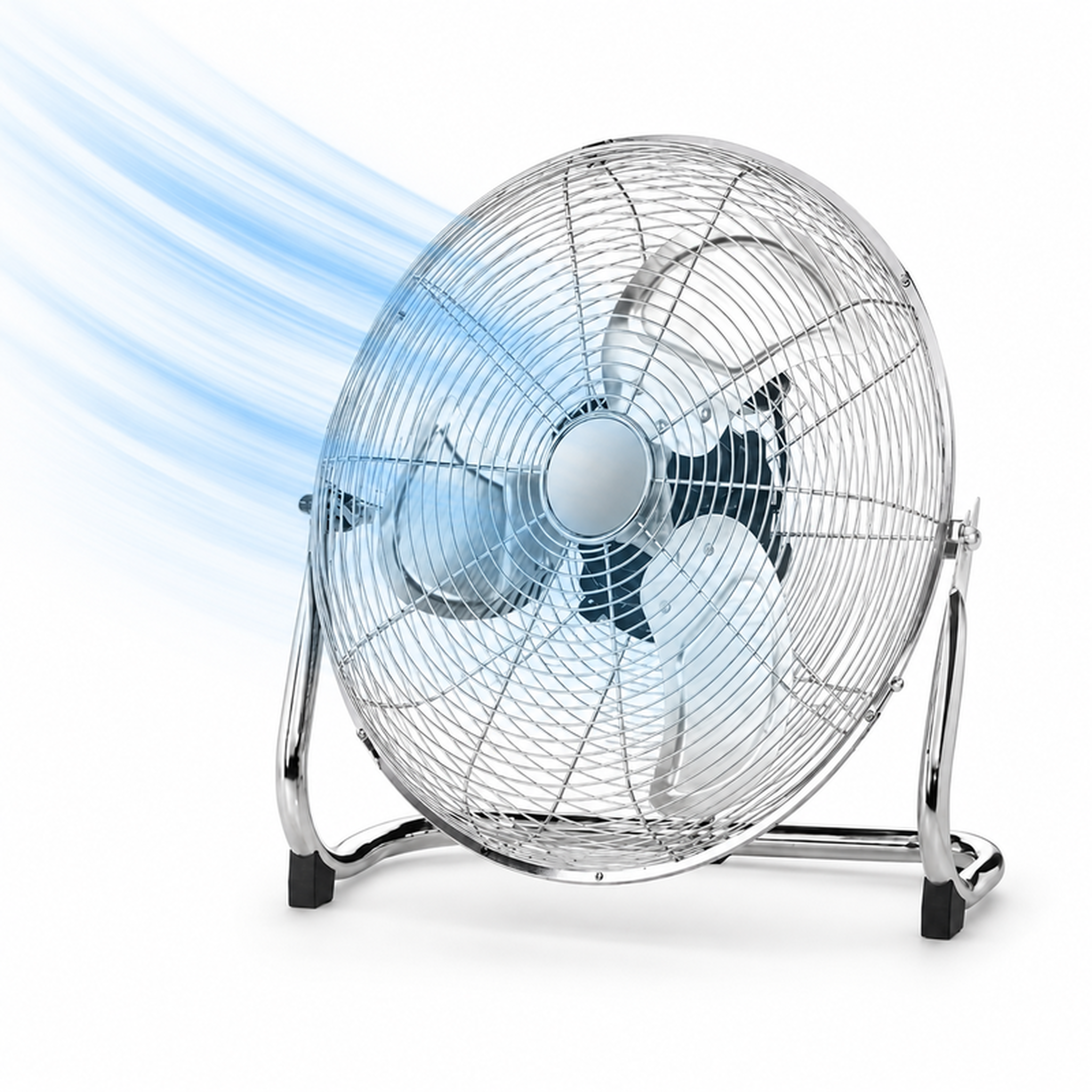Ventilateur - brasseur d'air métal - 45 cm - 100 w - 3 vitesses - inclinable