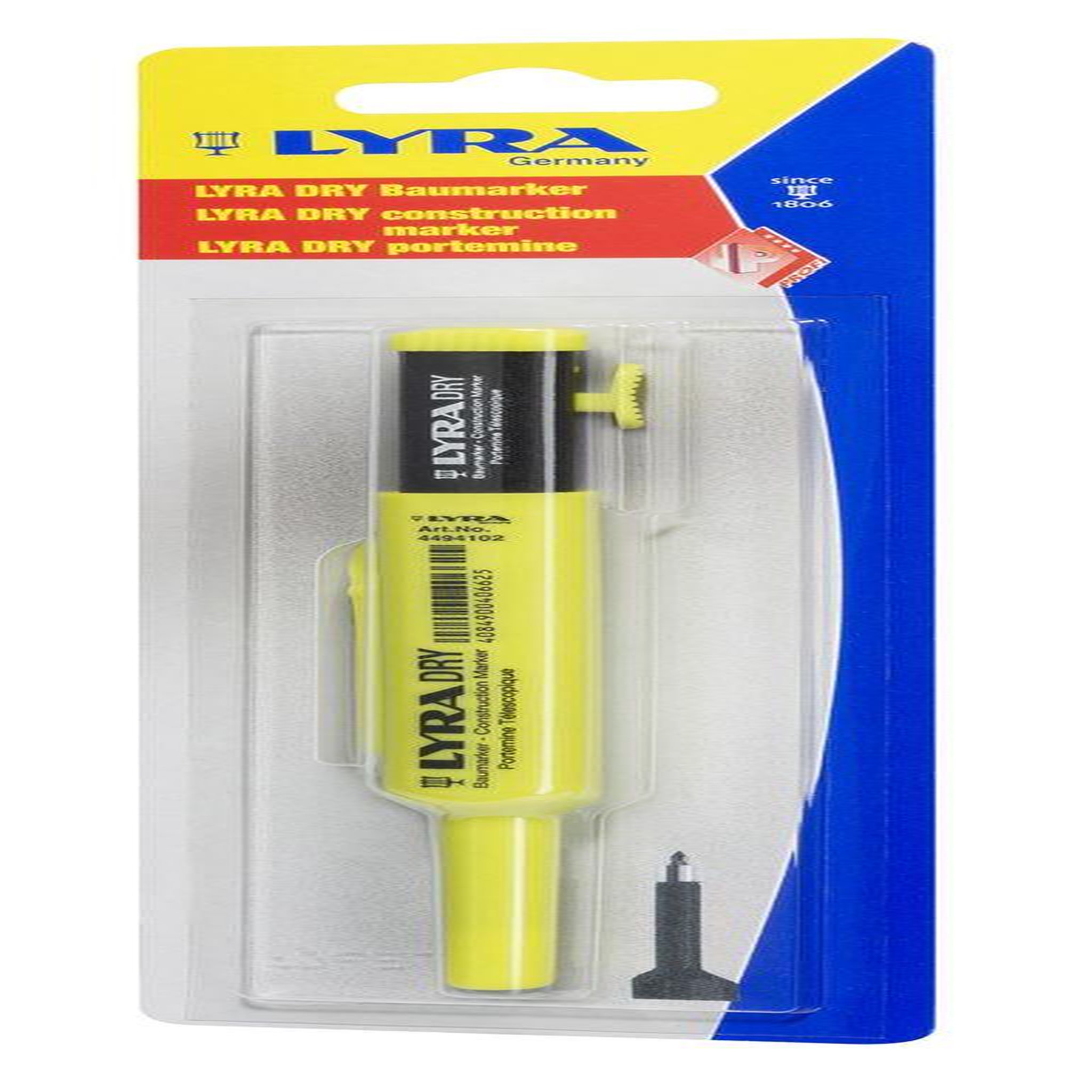 Lyra Crayon graphite Lyra Dry sur carte