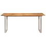 Voir la diapositive 4 : VIDAXL Table de salle a manger 180x90x76 cm Bois d'acacia massif