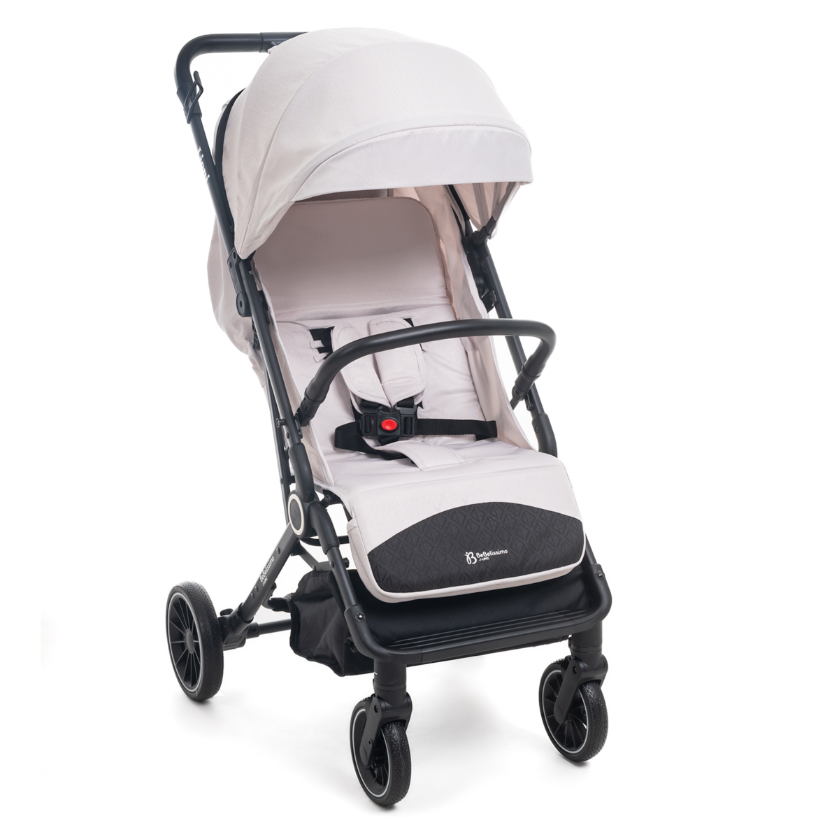 BEBELISSIMO Poussette combinée duo 2 en 1 - siège auto 0+ Lioni – dès la naissance – jusqu'à 22kg - beige