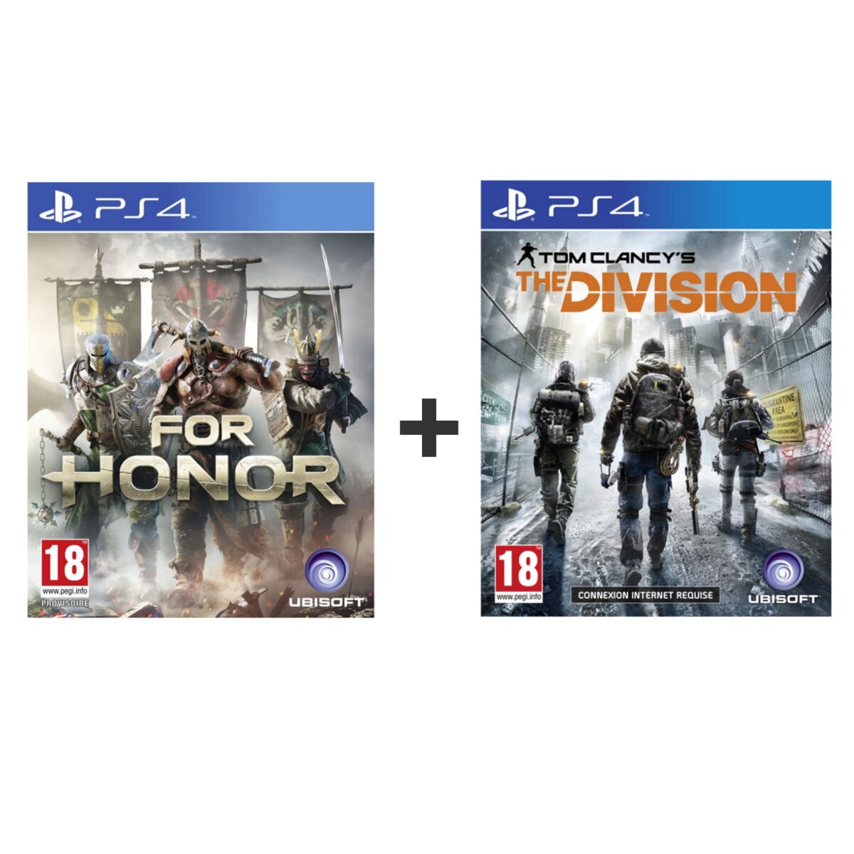 EXCLU WEB : FOR HONOR + THE DIVISION PS4