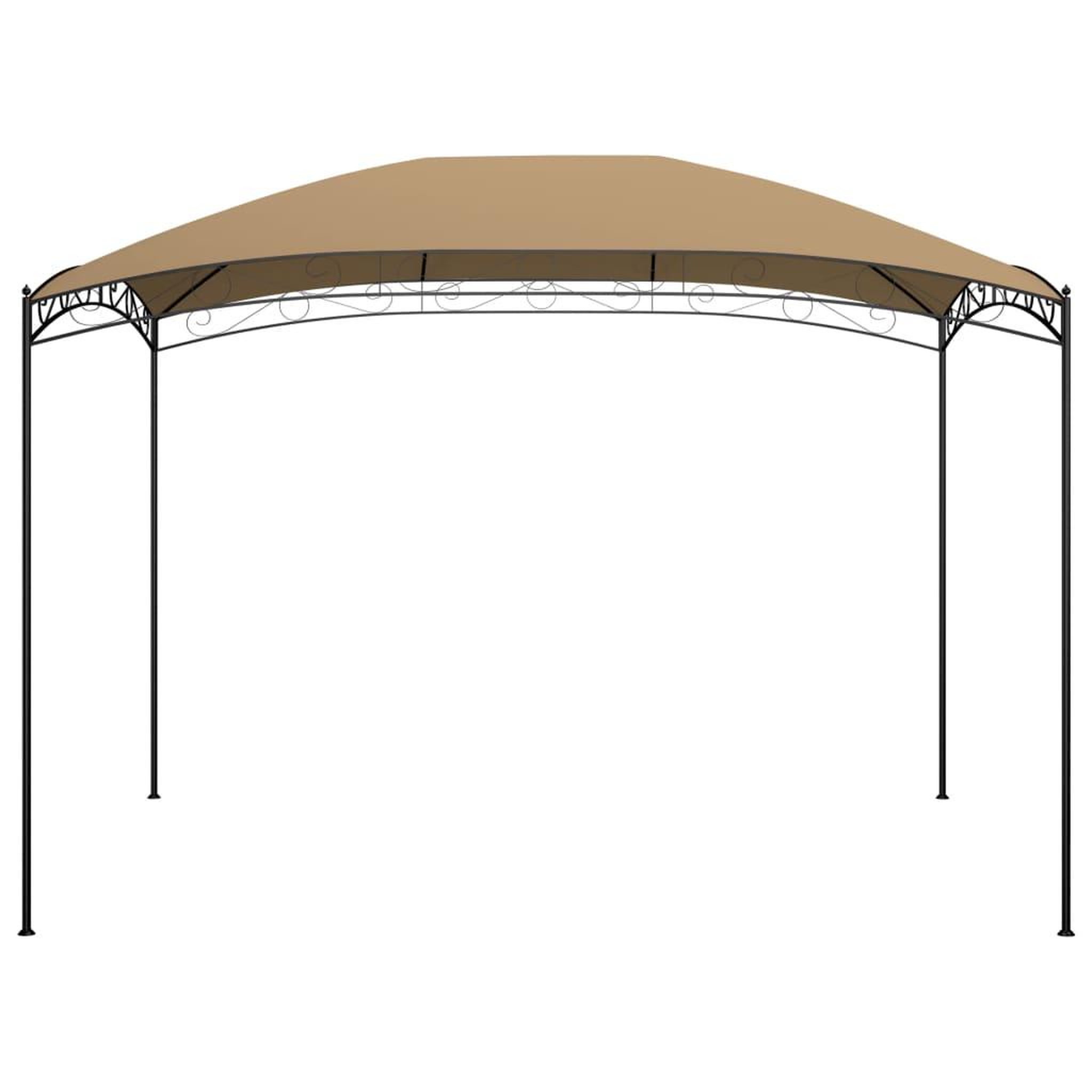 Voir la diapositive 2 : VIDAXL Belvedere 3x4x2,65 m Taupe 180 g/m^2