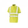 Voir la diapositive 2 :  Polo haute visibilité - Manches courtes - Jaune fluo - S