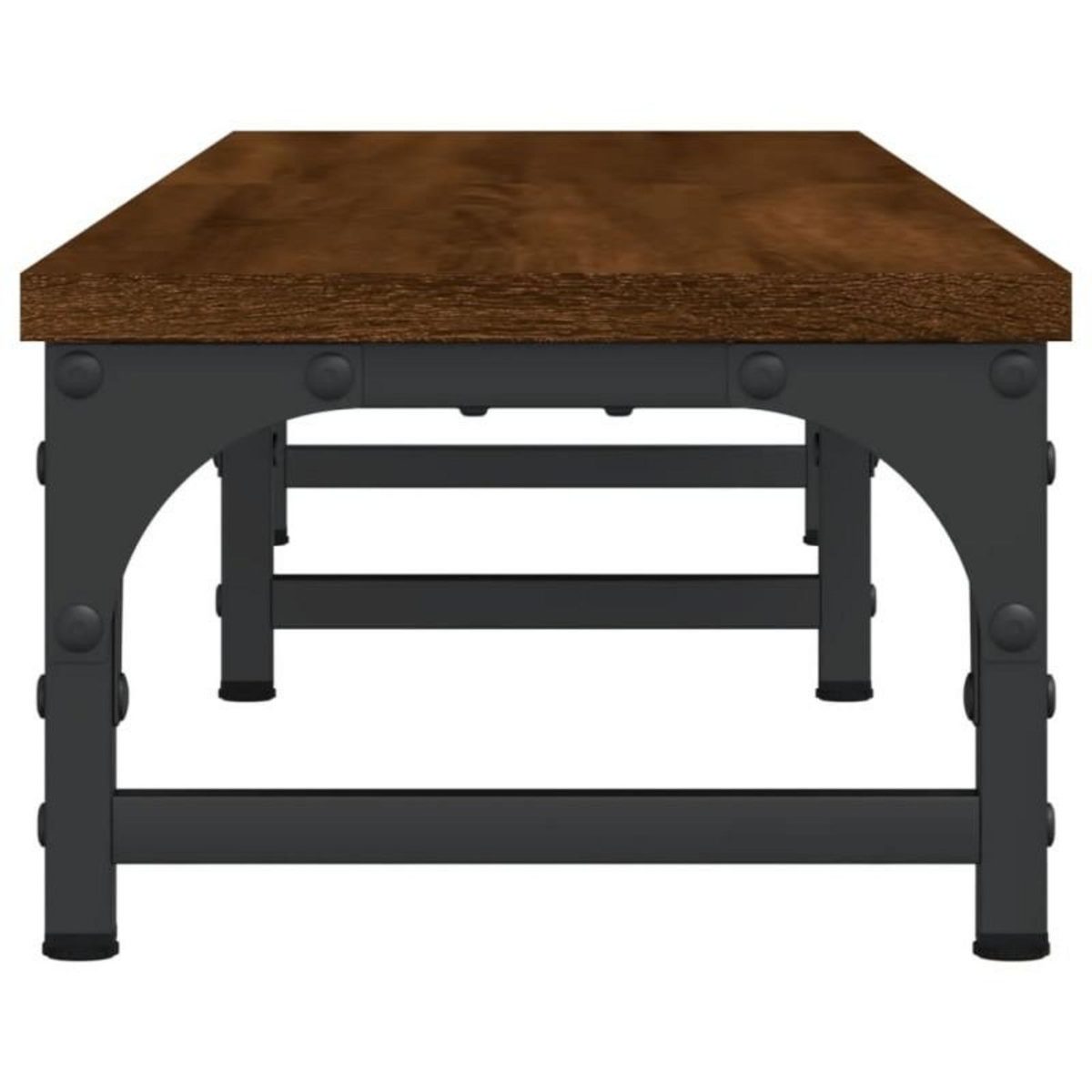 VIDAXL Support moniteur chêne marron 105x23x15,5 cm bois d ingénierie