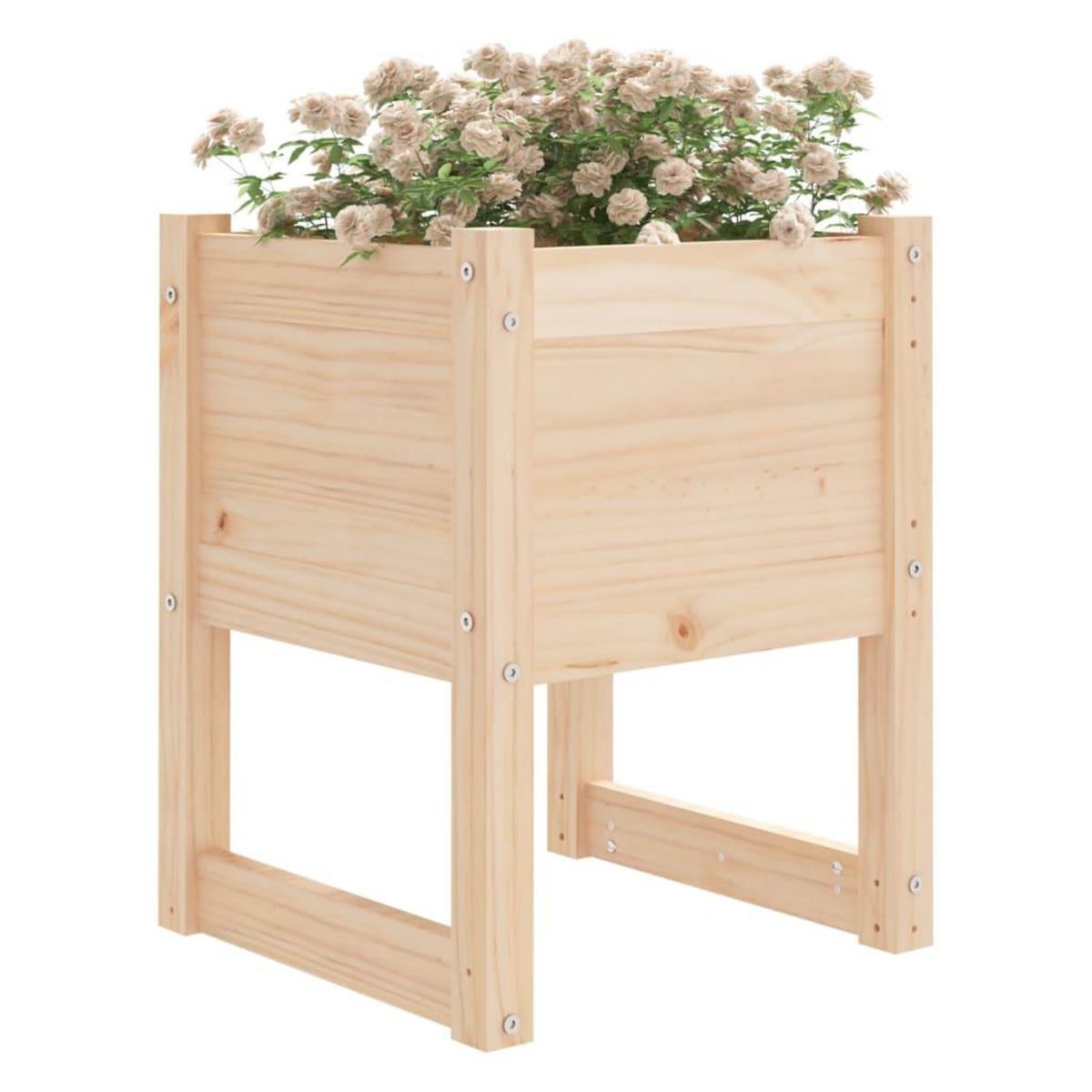 VIDAXL Jardiniere 40x40x52,5 cm Bois massif de pin