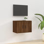 Voir la diapositive 1 : VIDAXL Meuble TV mural Chene marron 57x34,5x40 cm