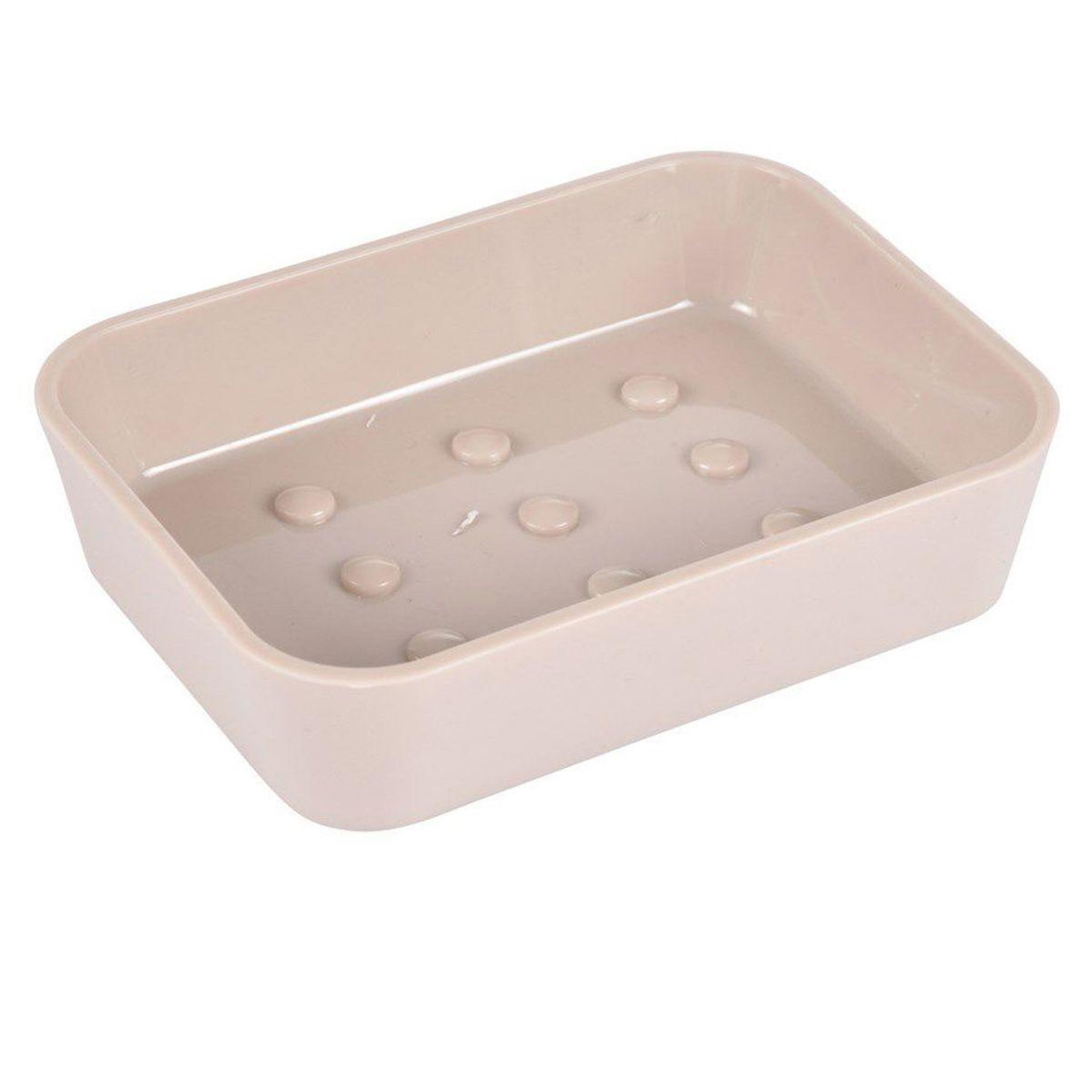 Douceur d'Intérieur Porte savon soft touch  vitamine ii  12cm taupe
