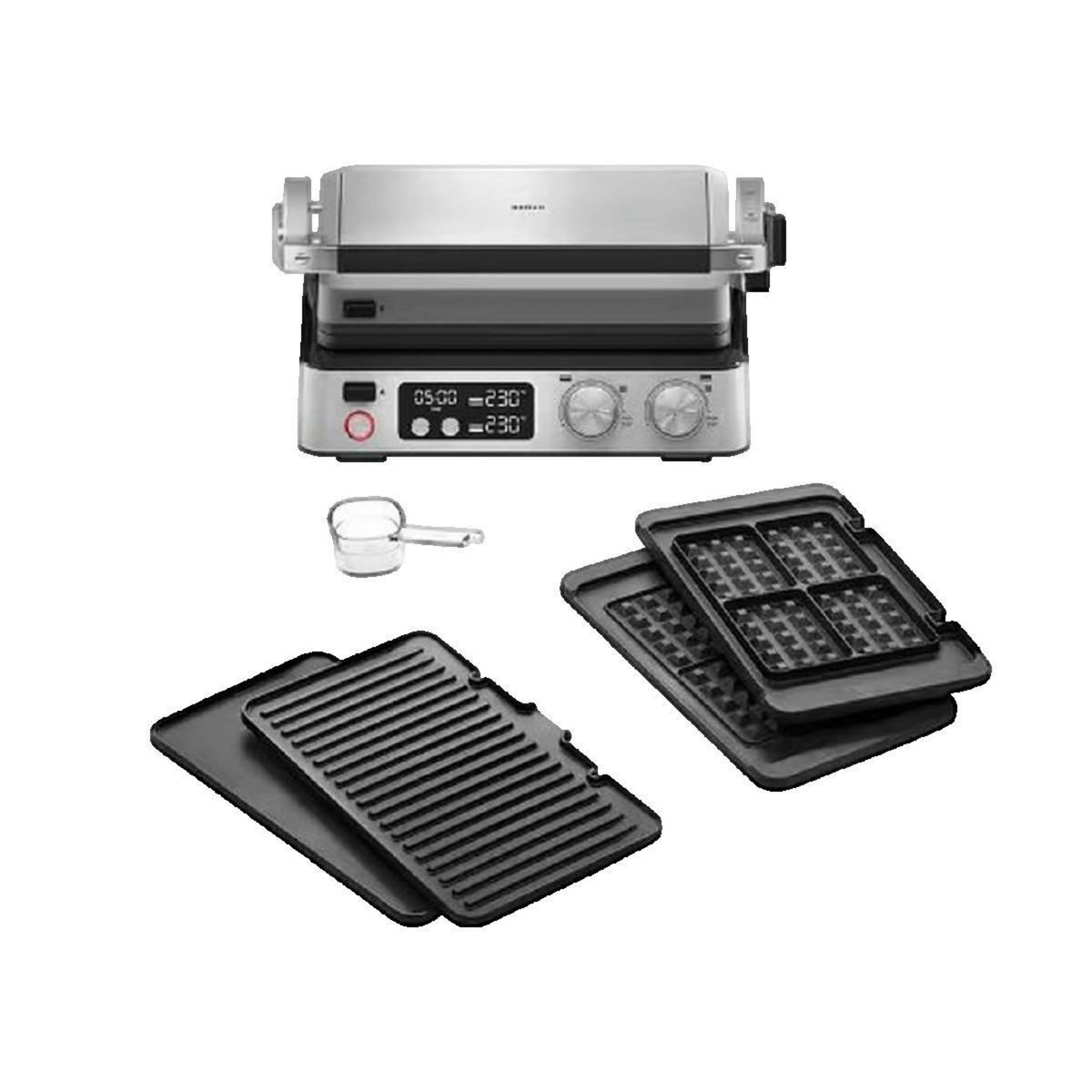 BRAUN Barbecue électrique Braun MultiGrill 7 CG7044 en acier inoxydable