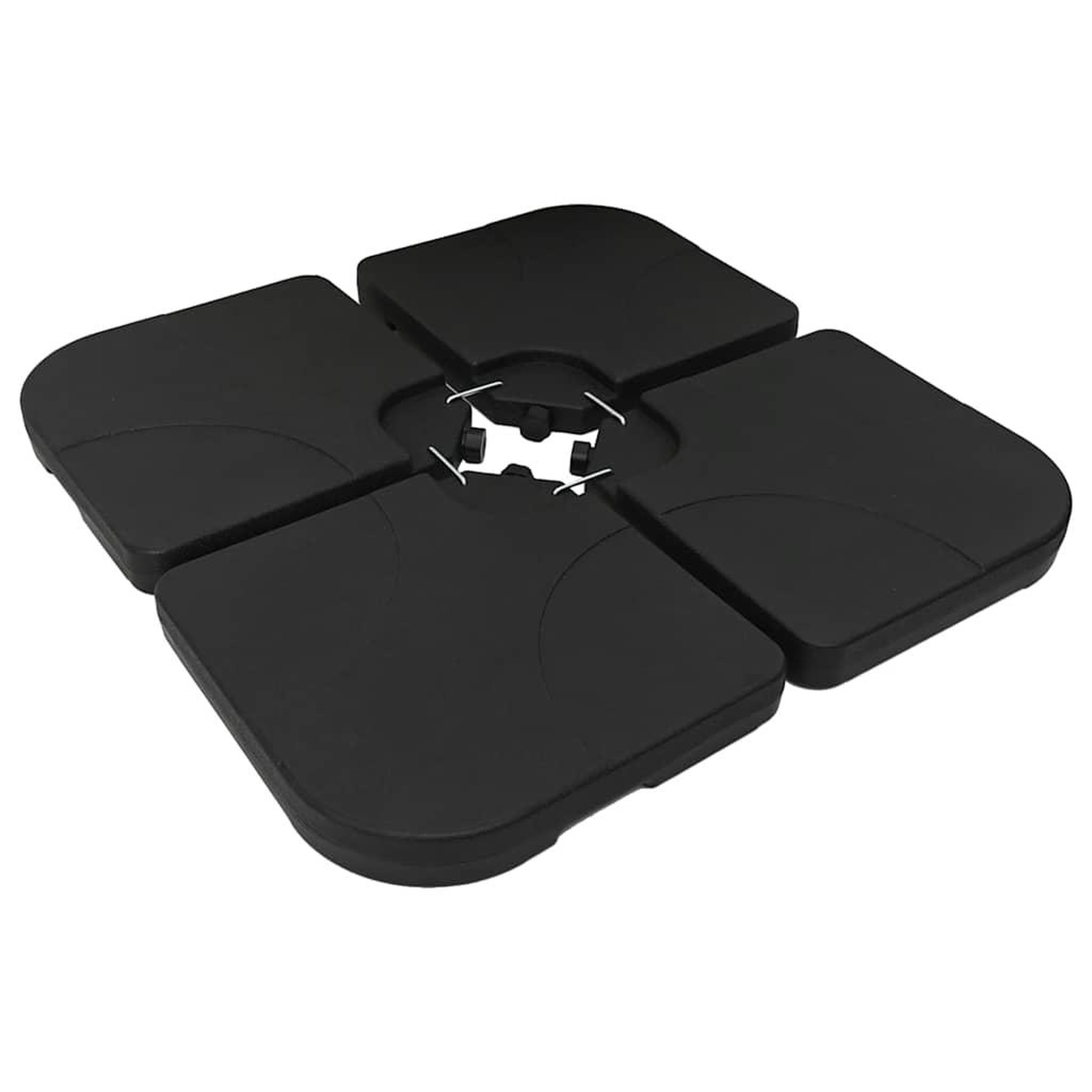 Voir la diapositive 5 : VIDAXL Base de parasol portable sable/eau 60 l