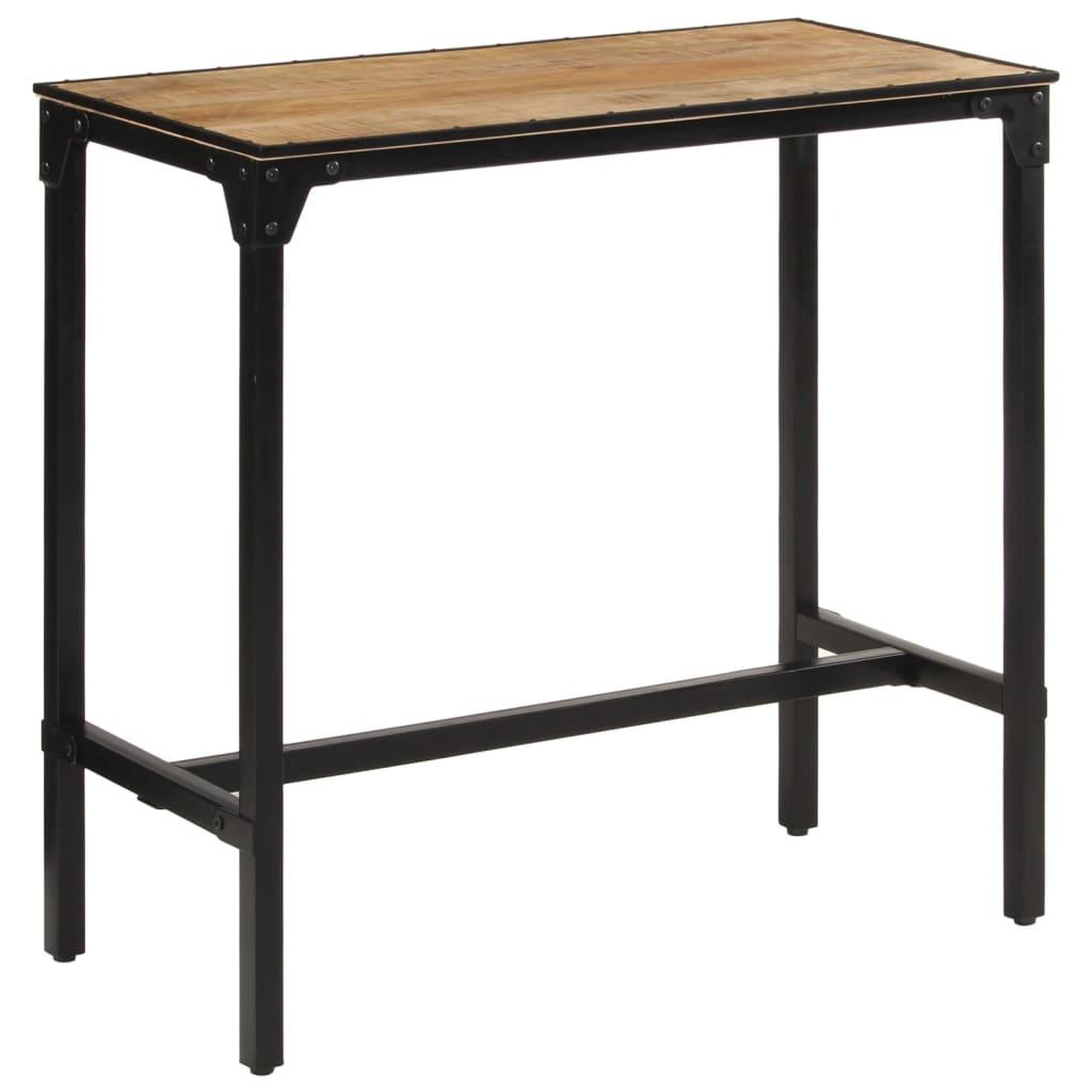 Voir la diapositive 3 : VIDAXL Table de bar 110x55x107 cm bois de manguier massif brut