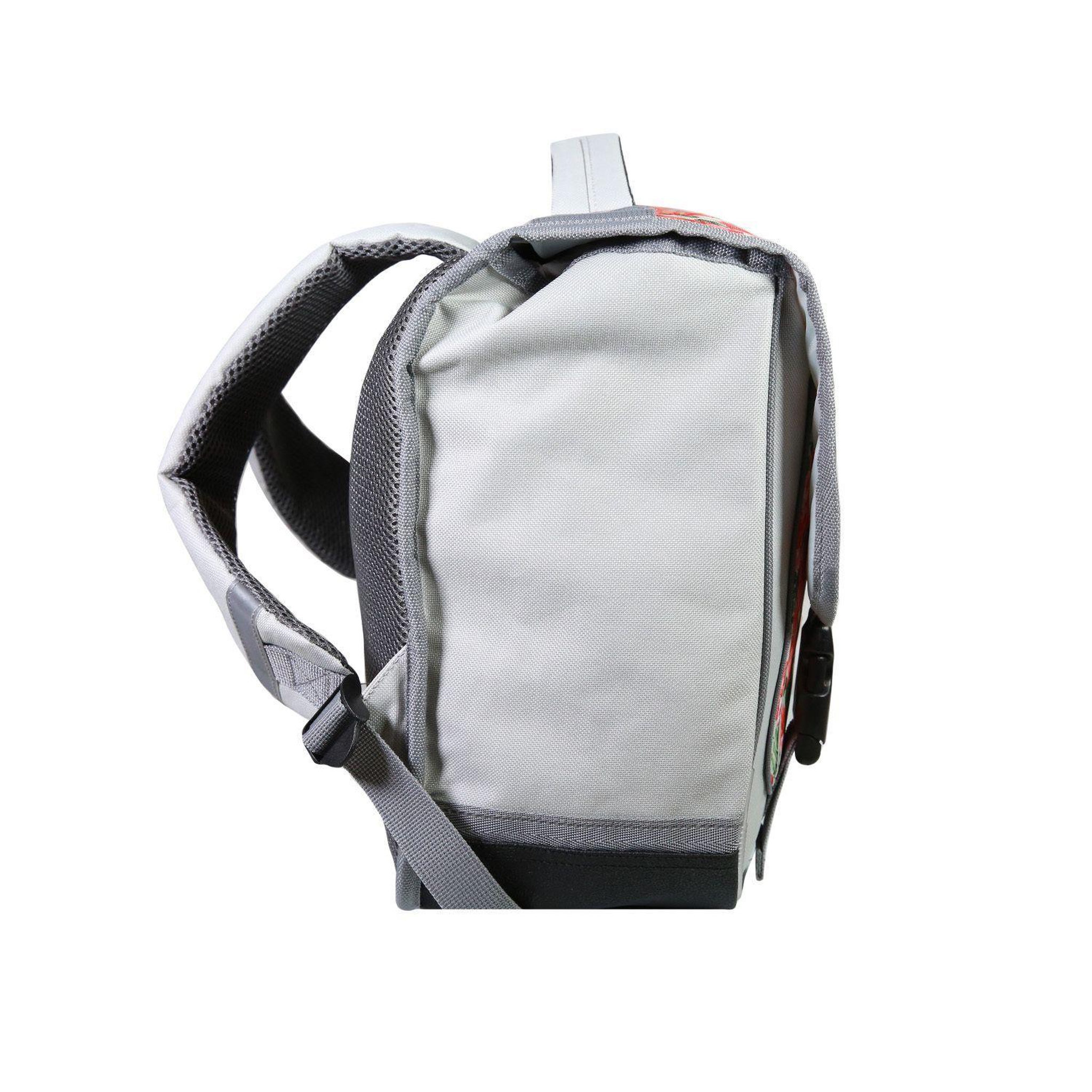 Voir la diapositive 3 : Bagtrotter BAGTROTTER Cartable 38 cm Offshore Grise Fleurs