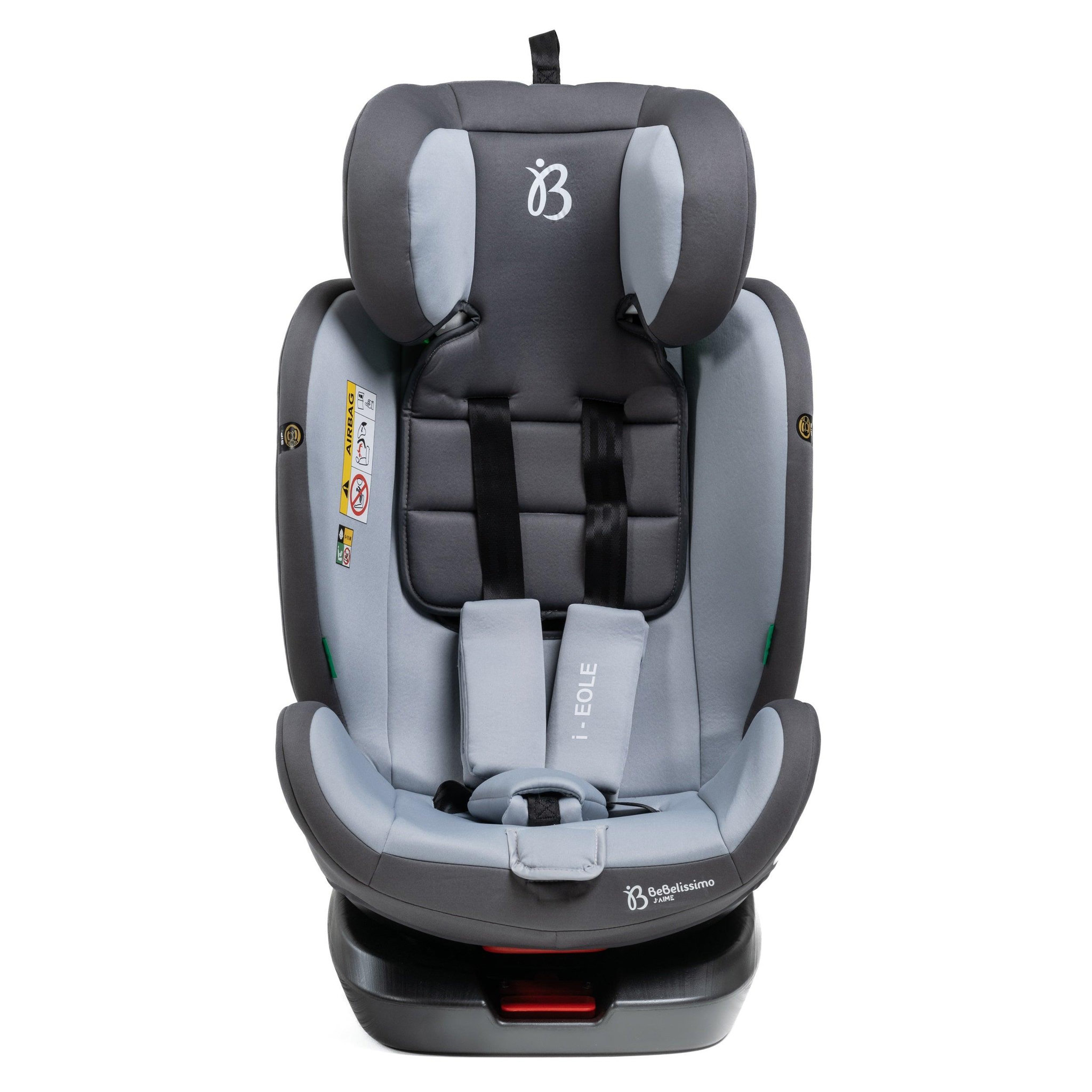Voir la diapositive 4 : BEBELISSIMO Siège auto Isofix - pivotant 360 ° - groupe 0+/1/2/3 - (0-36kg) - i-EOLE