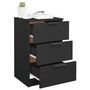 Voir la diapositive 5 : VIDAXL Tables de chevet 2 pcs noir 40x36x65 cm