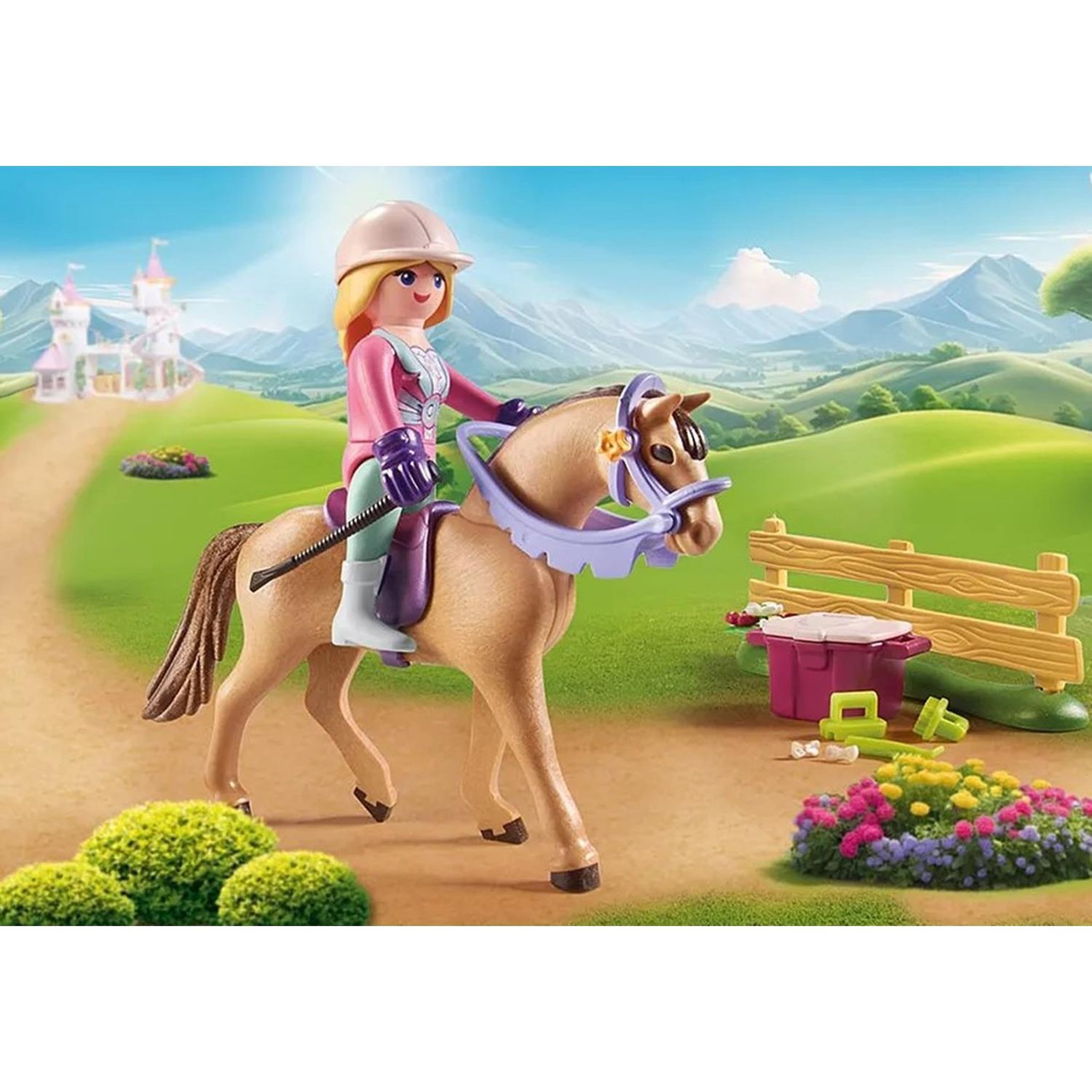 Voir la diapositive 3 : PLAYMOBIL Princess Magic Princesse cavalière, cheval et matériel équestre