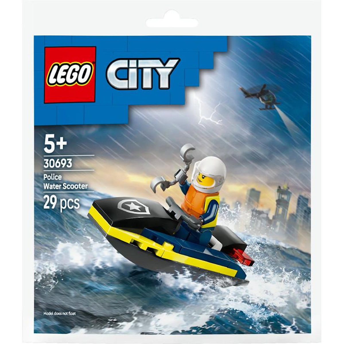 LEGO LE JETSKI DE LA POLICE CITY Lego LEG30693