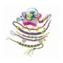 Voir la diapositive 2 : CLEMENTONI Clementoni Crazy Chic - Coffret création de bracelets de l'amitié - Perles et fils - Des 7ans