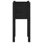 Voir la diapositive 5 : VIDAXL Jardinieres d'exterieur 2 pcs Noir 31x31x70 cm Bois de pin