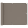 Voir la diapositive 1 : VIDAXL Ecran de balcon Taupe 75x500 cm Tissu Oxford