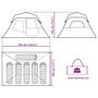 Voir la diapositive 6 : VIDAXL Tente familiale 6 personnes liberation rapide impermeable