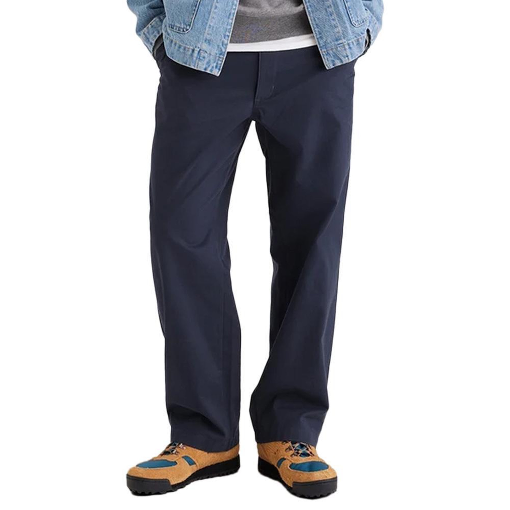 DOCKERS Pantalon en toile Marine Homme Dockers Loose. Coloris disponibles : Bleu