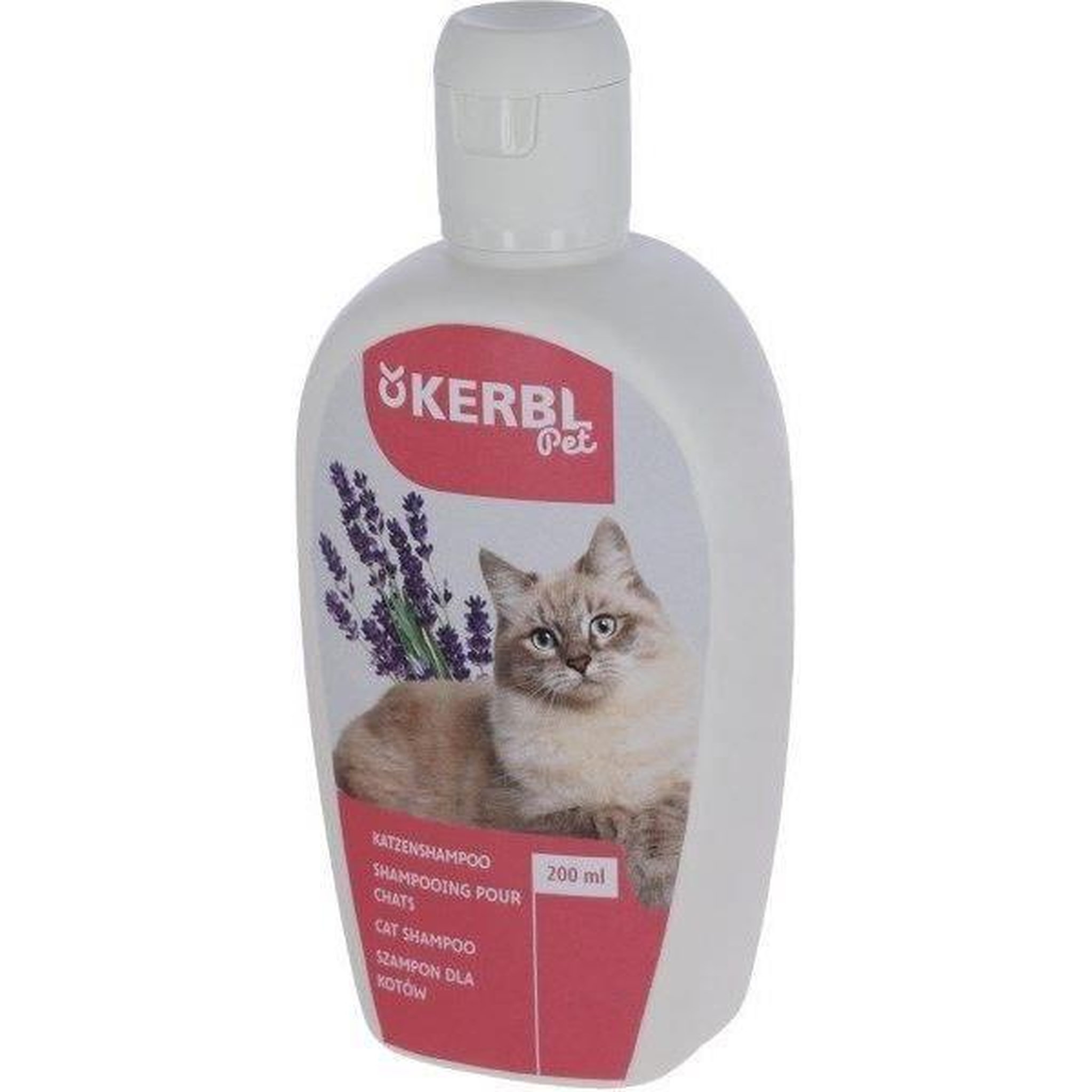 KERBL Shampoing pour chats - KERBL - 200 ml - Lavande - Mangue - Eclat et douceur