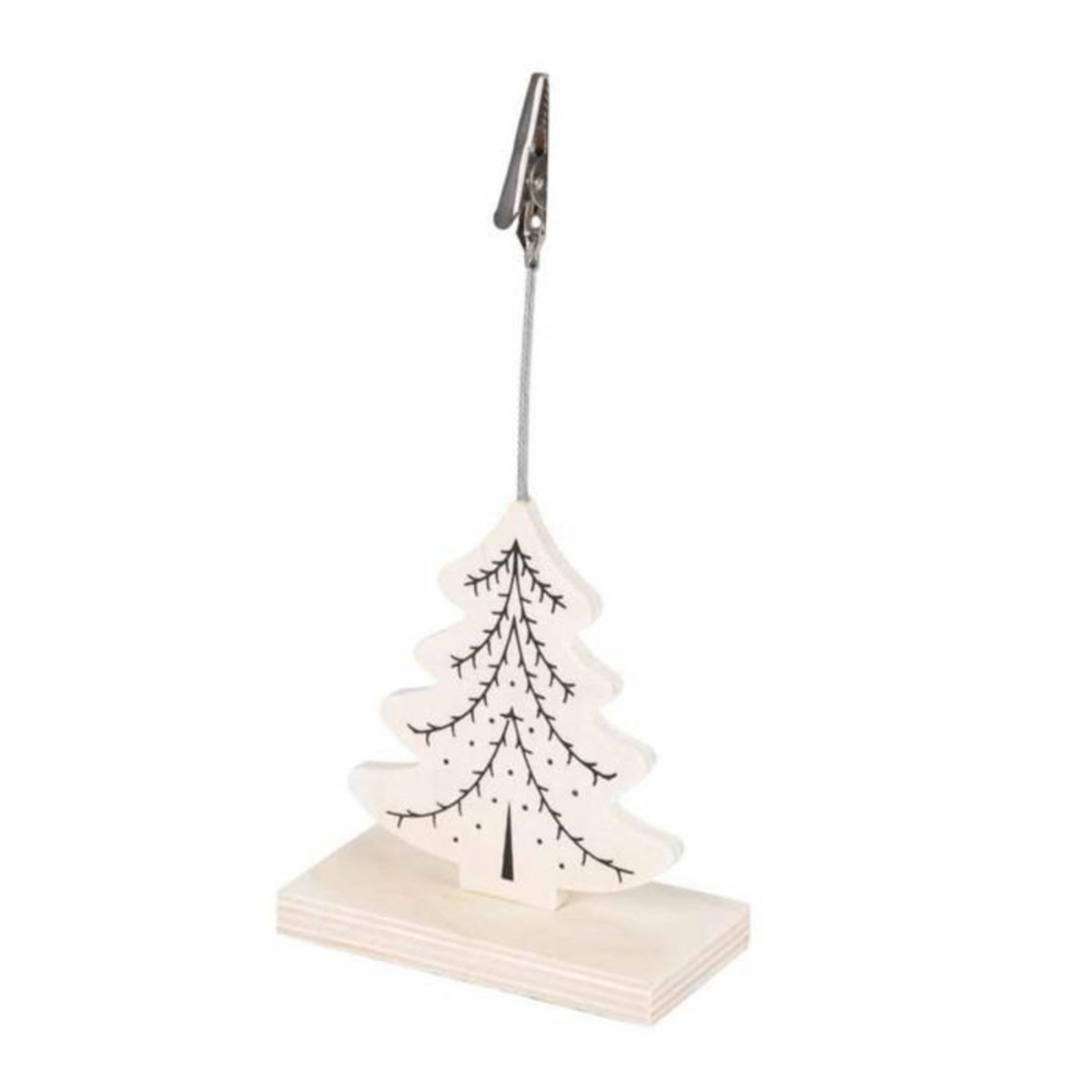 Paris Prix Clip Porte Nom de Noël  Nordic Sapin  Naturel