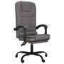 Voir la diapositive 2 : VIDAXL Fauteuil de massage inclinable de bureau Gris Similicuir