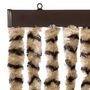 Voir la diapositive 4 : VIDAXL Moustiquaire Beige et marron 90x220 cm Chenille