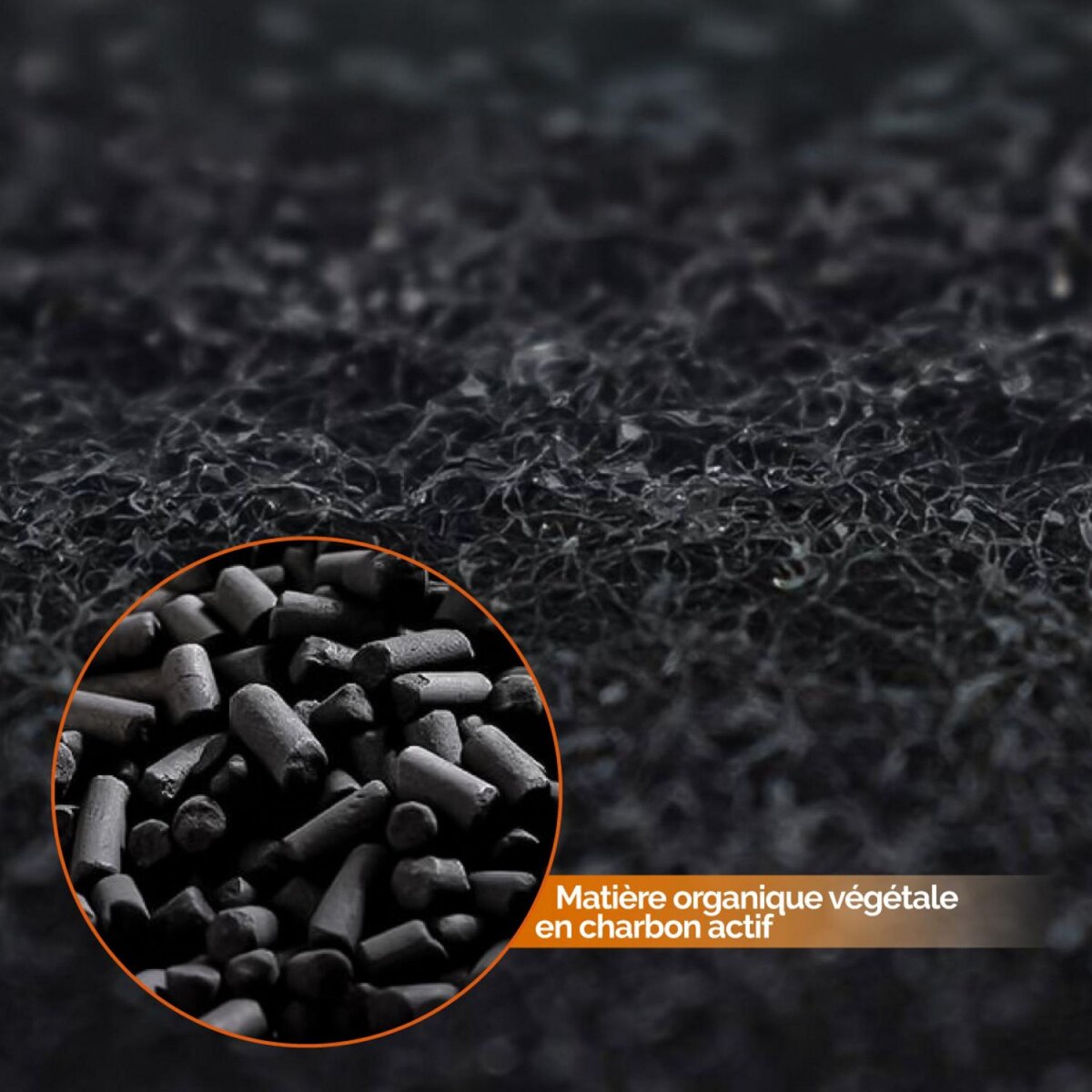 LINXOR Lot de 5 filtres à charbon actif pour composteur, poubelle à compost - Rectangle