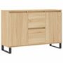 Voir la diapositive 2 : VIDAXL Buffet chene sonoma 104x35x70 cm bois d'ingenierie